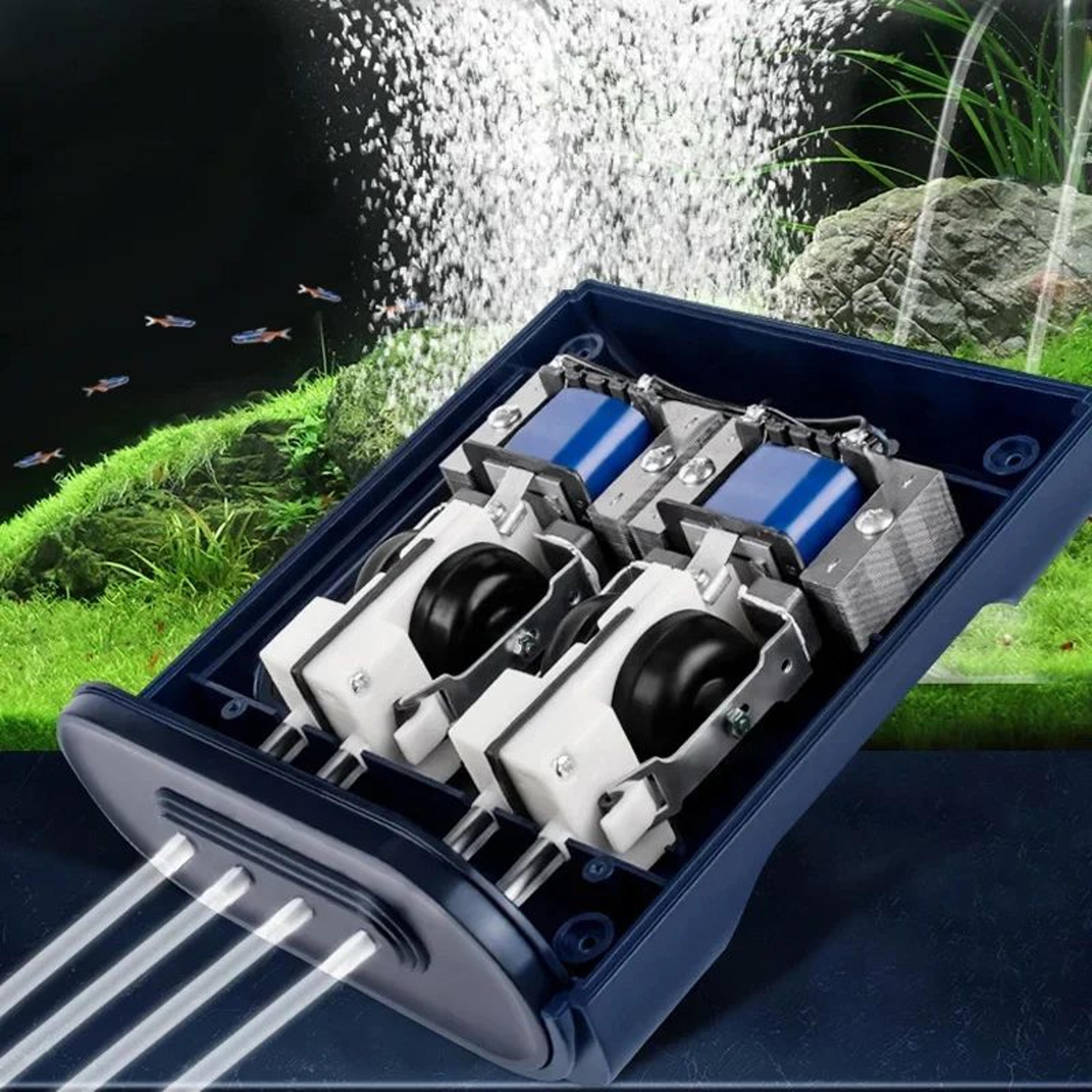 adjustable ultra quiet aquarium air pump oxygen system for fish tanks