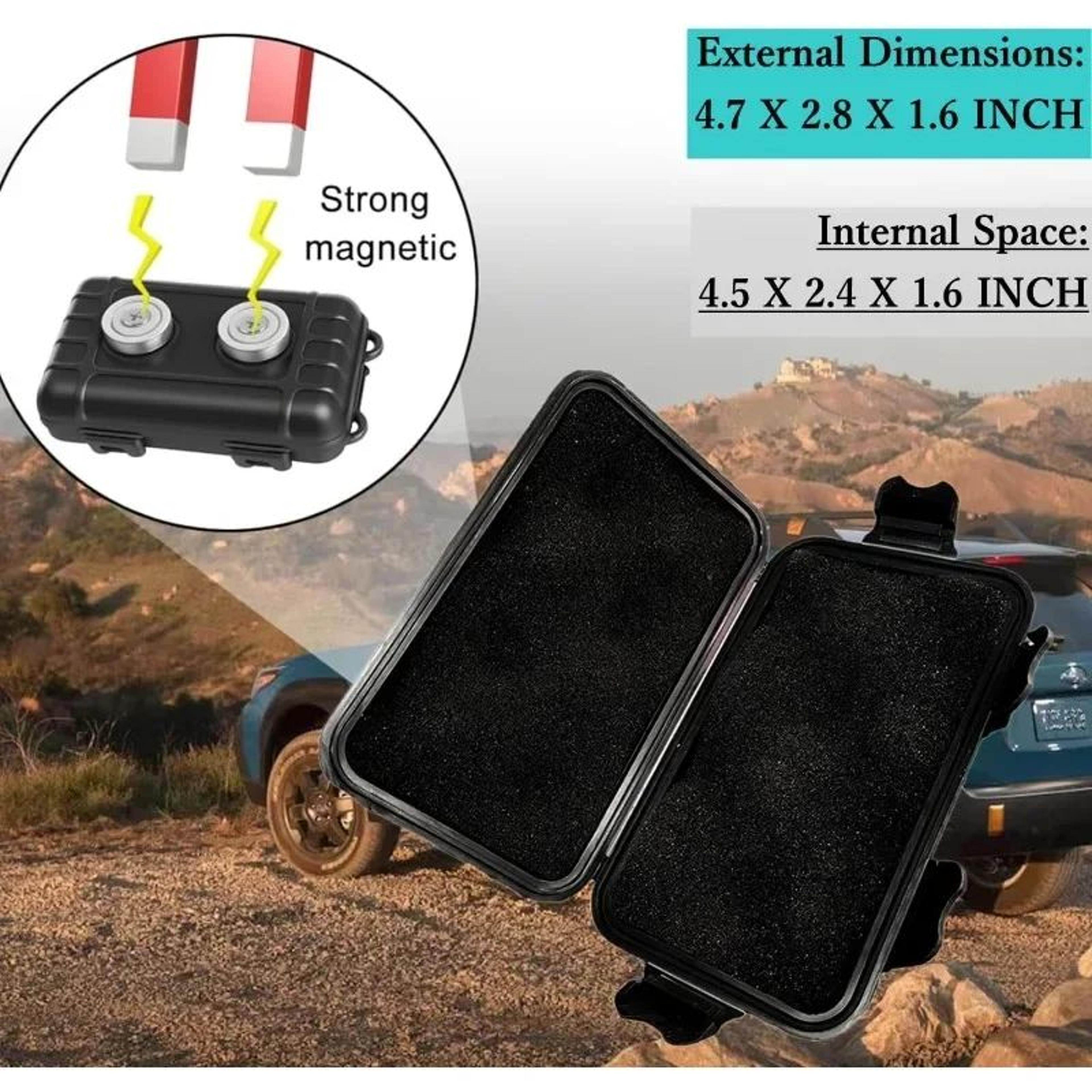 magnetic hide a key holder secure under car key storage box