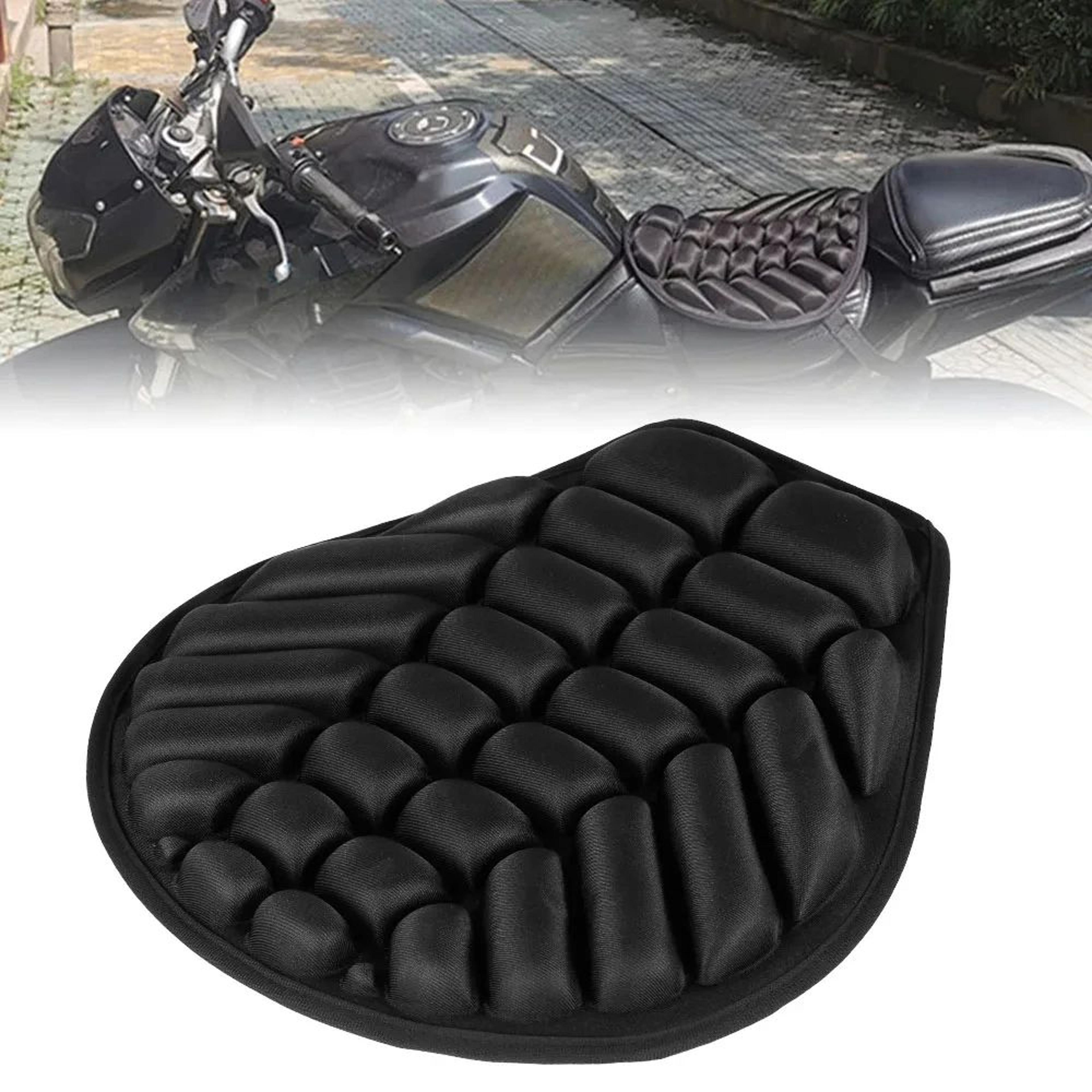 universal motorcycle gel seat cushion air comfort seat cover