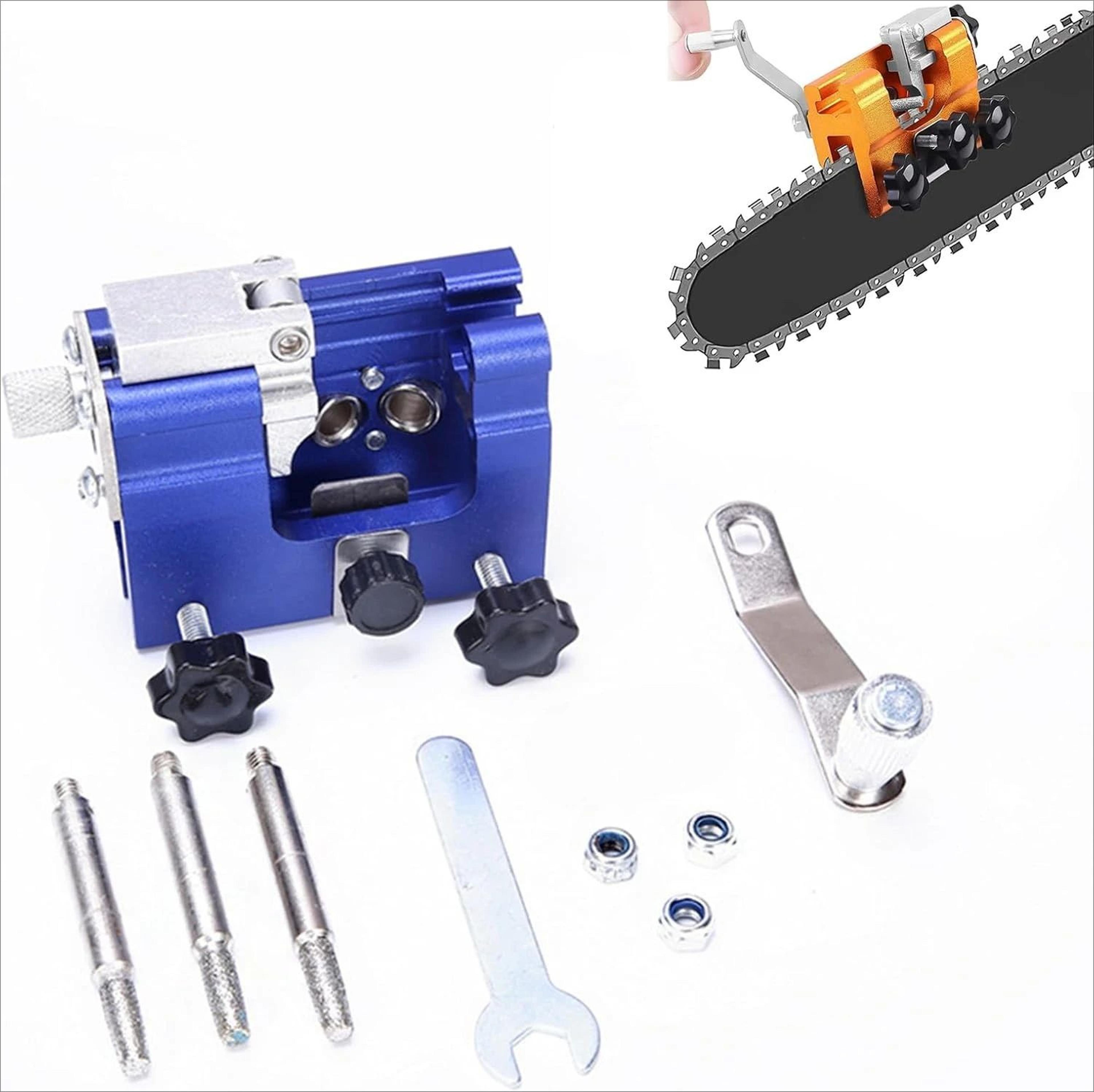 portable chainsaw sharpener kit aluminum alloy chain sharpening tool