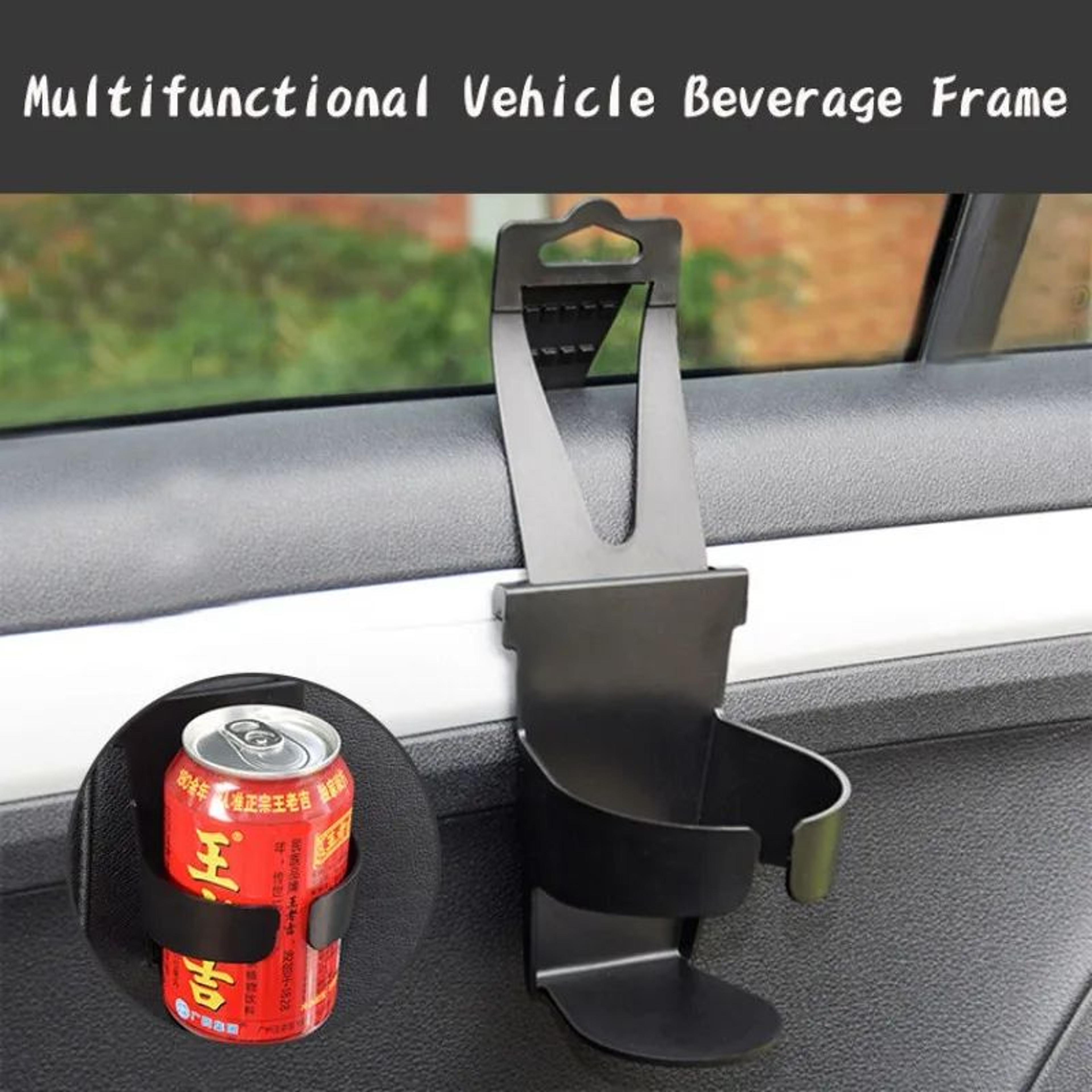 universal adjustable car water bottle holder door seat cup organizer