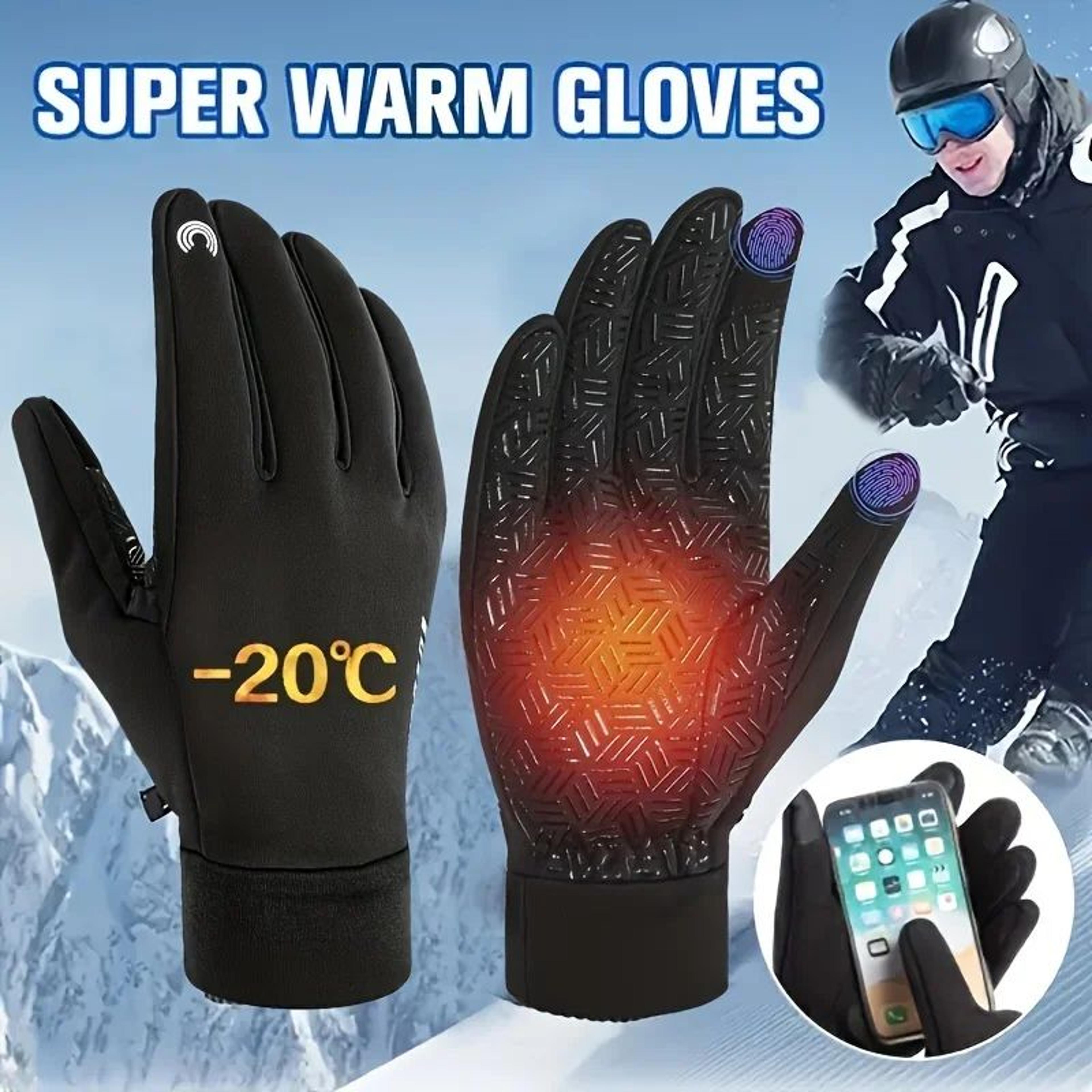 winter touch screen waterproof motorcycle and cycling gloves