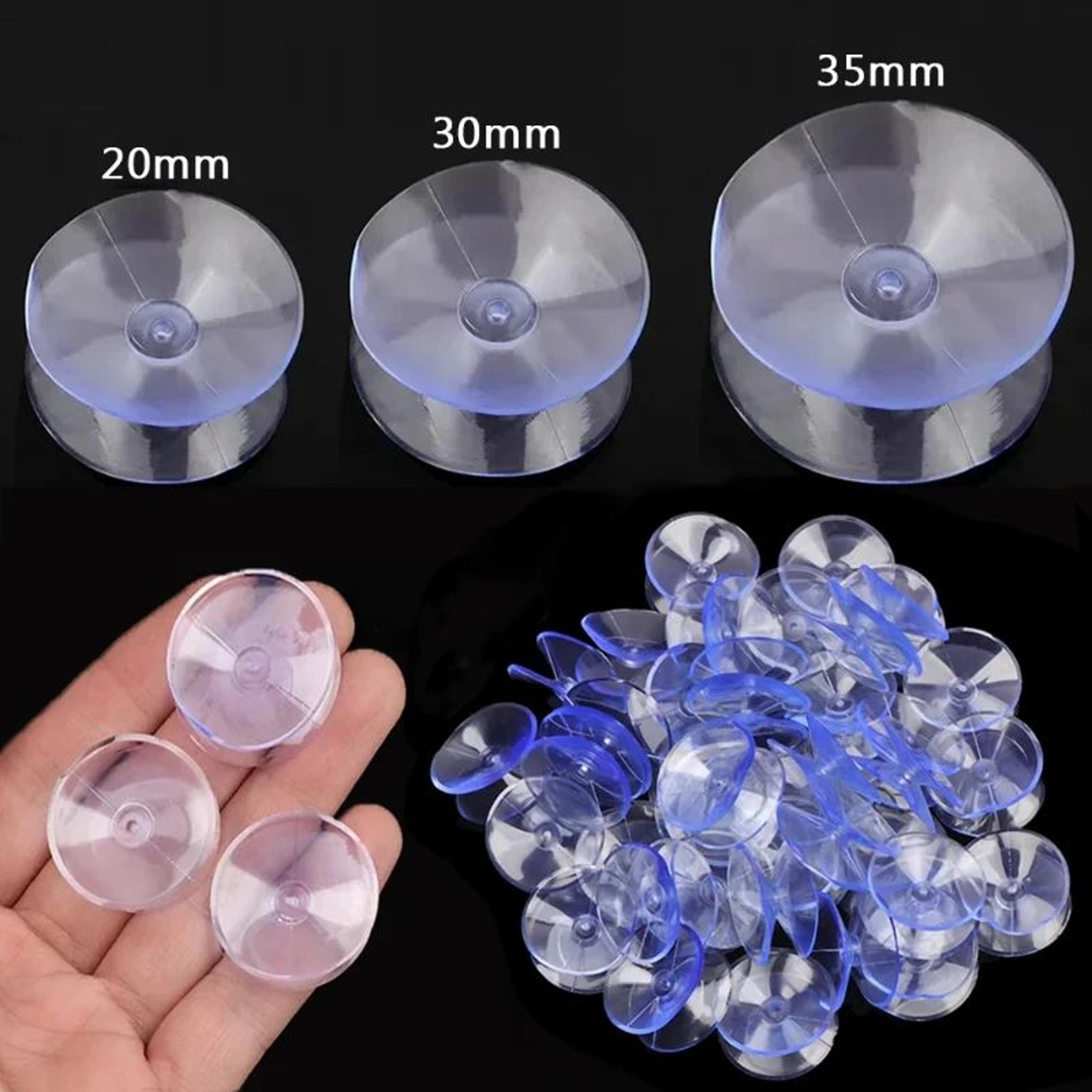 clear double sided suction cups vacuum non slip pvc sucker pads set