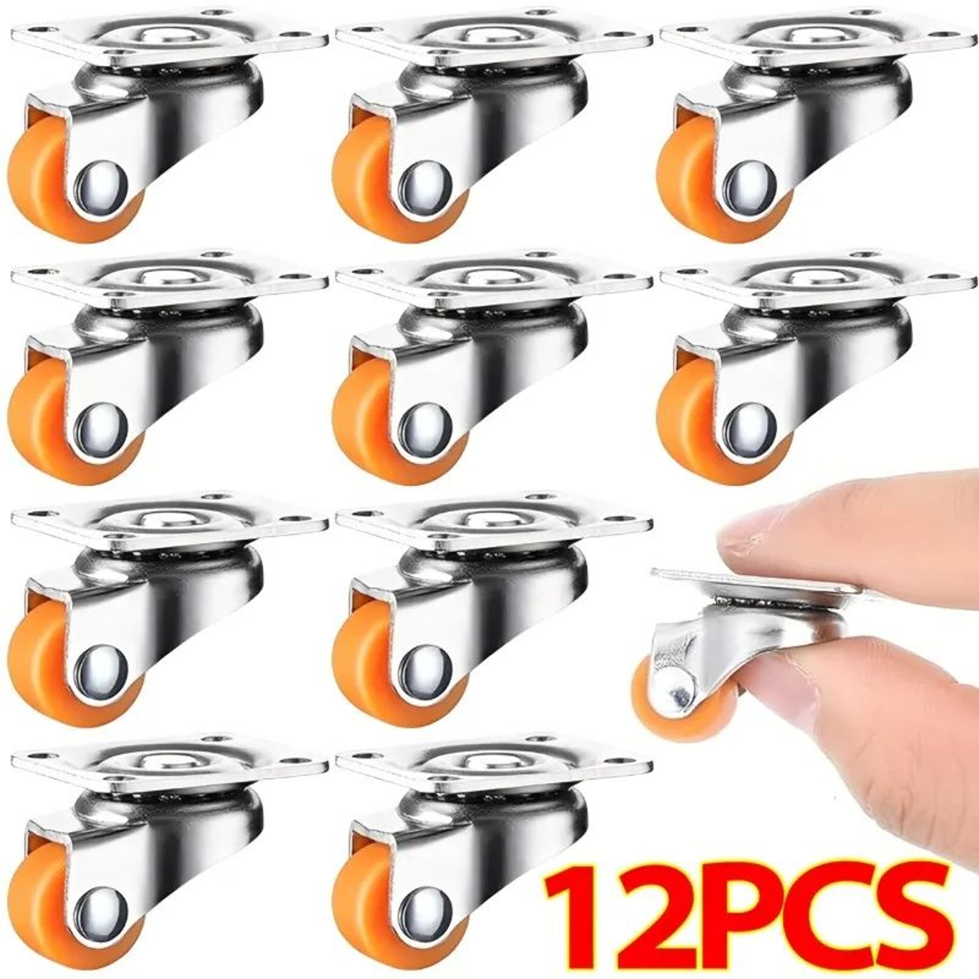 heavy duty swivel caster wheels silent rubber furniture casters