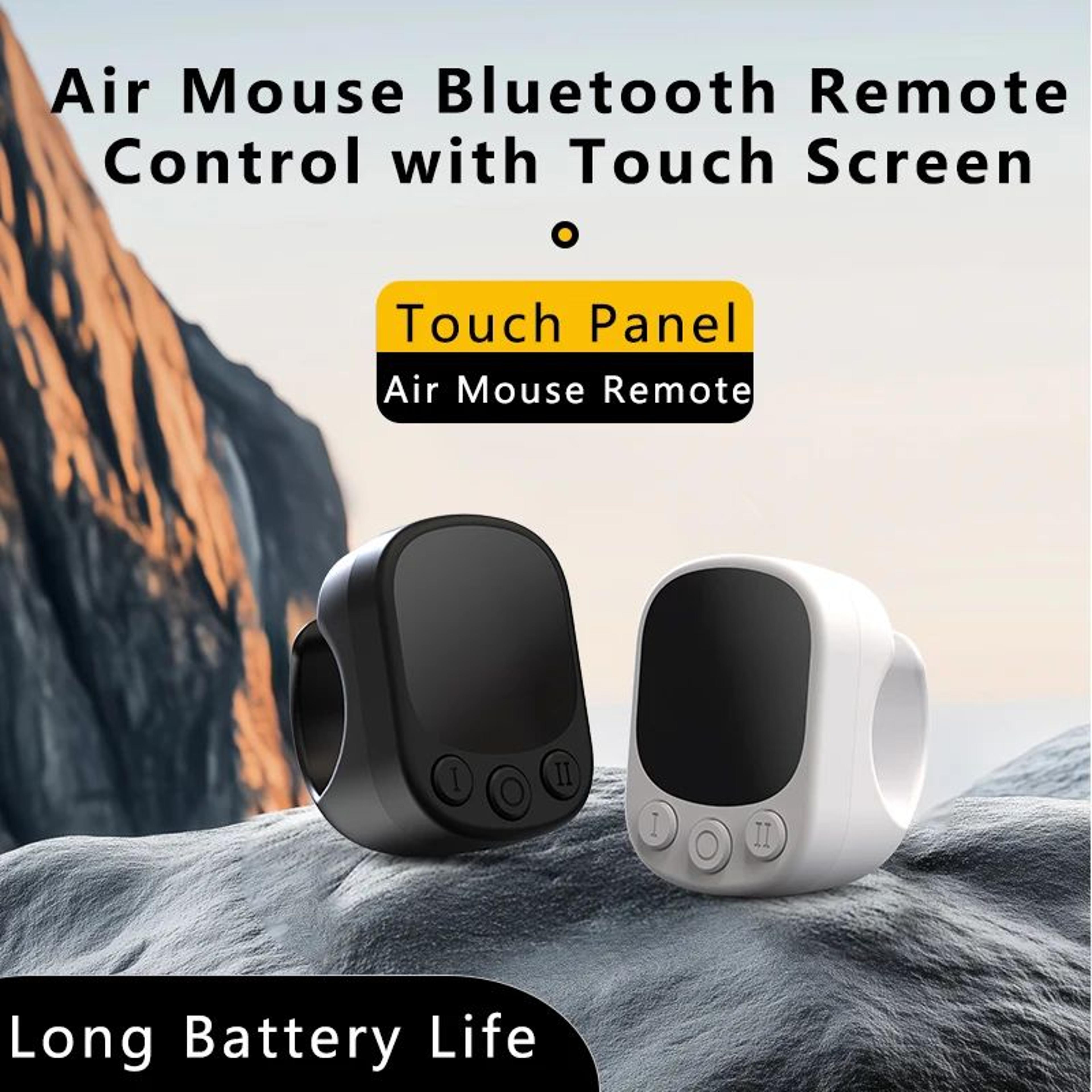 wireless ring mouse remote with touchpad auto clicker