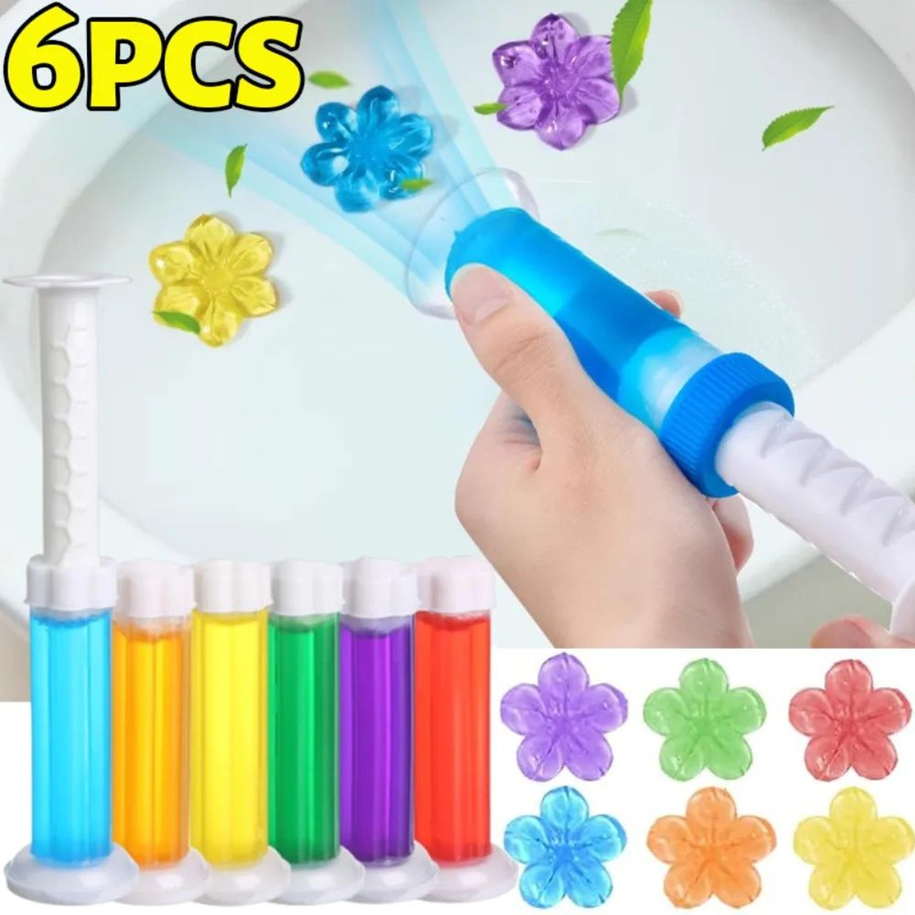 flower toilet cleaning gel deodorizer bathroom freshener