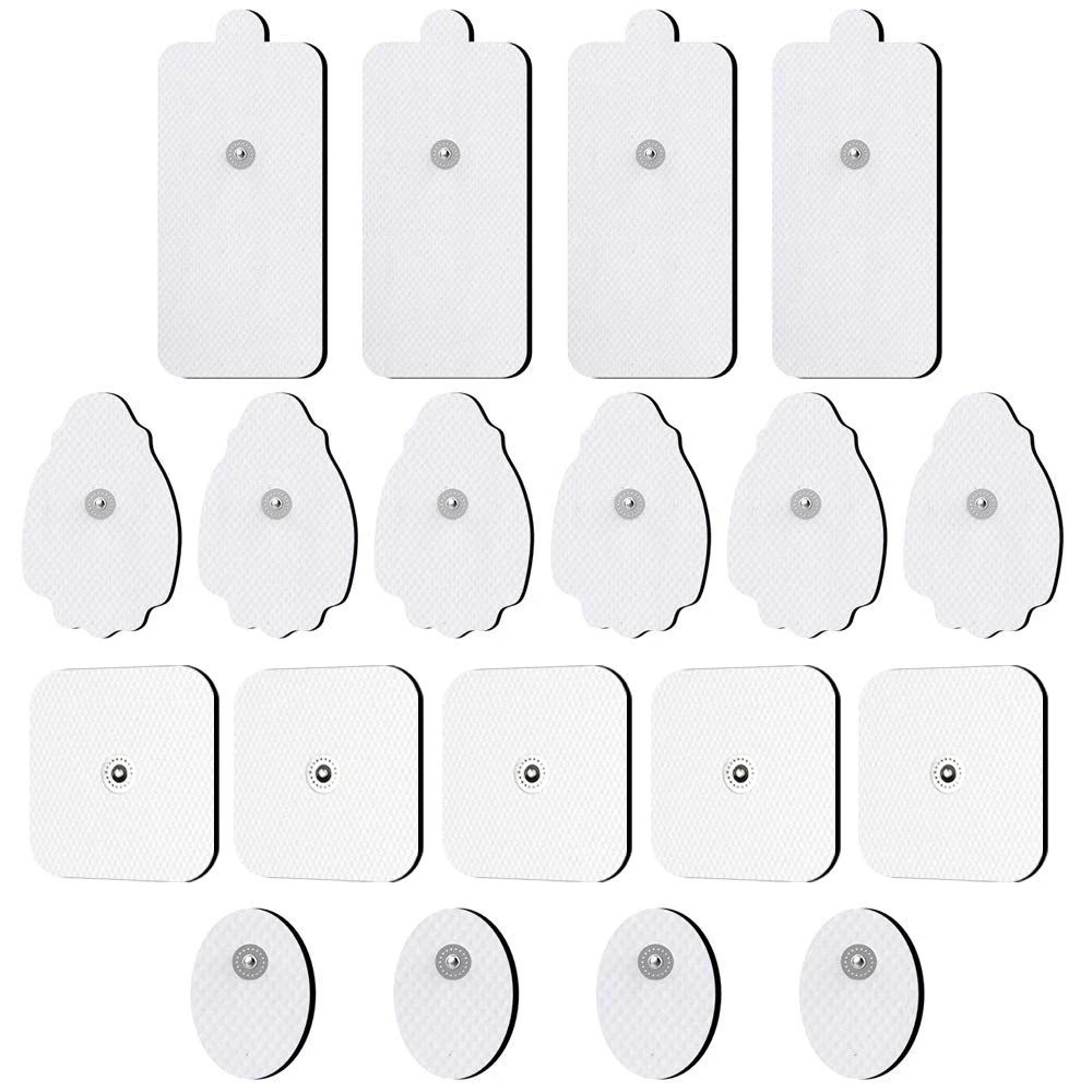 ems electrode pads reusable muscle stimulator gel patches