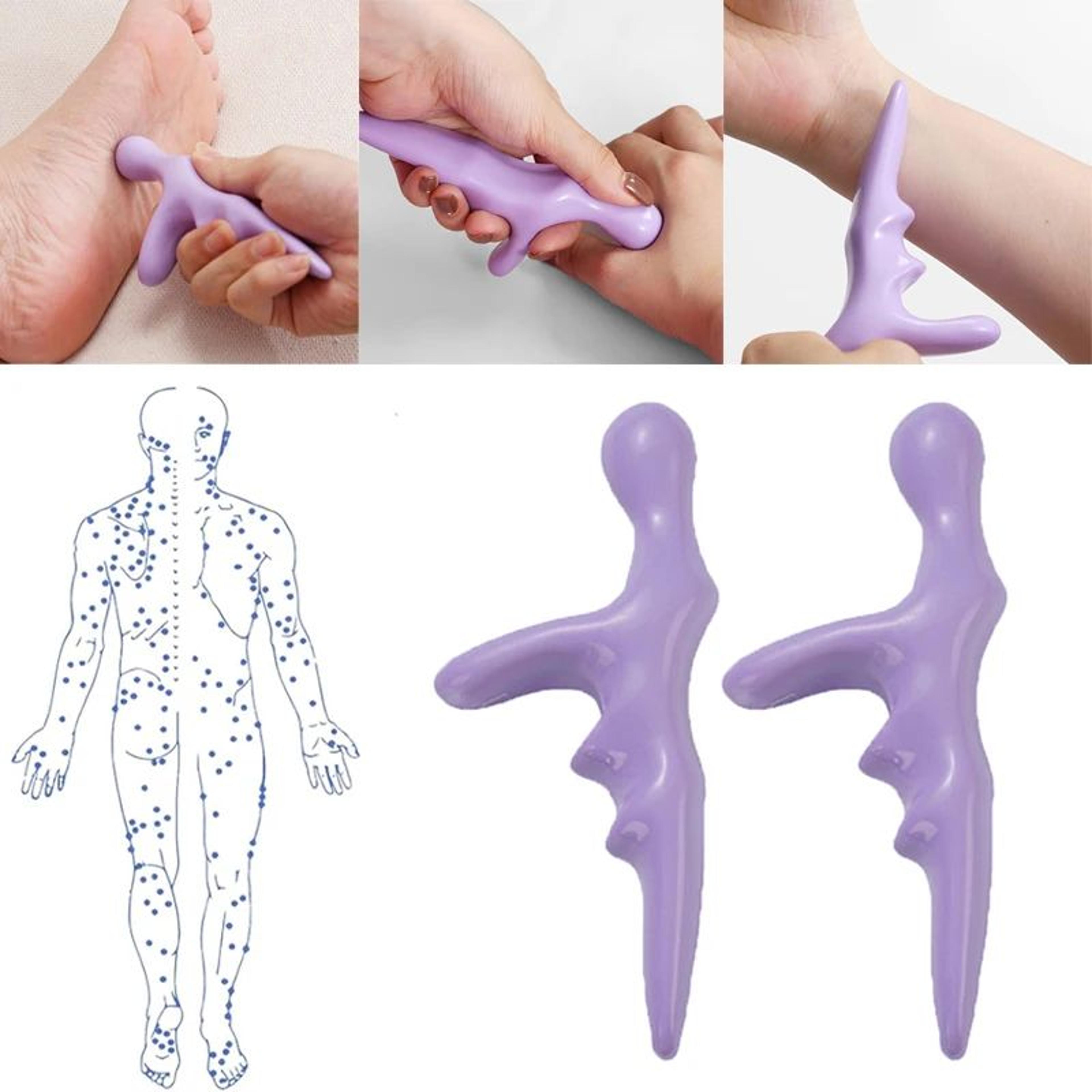 t shape back massager trigger point massage stick
