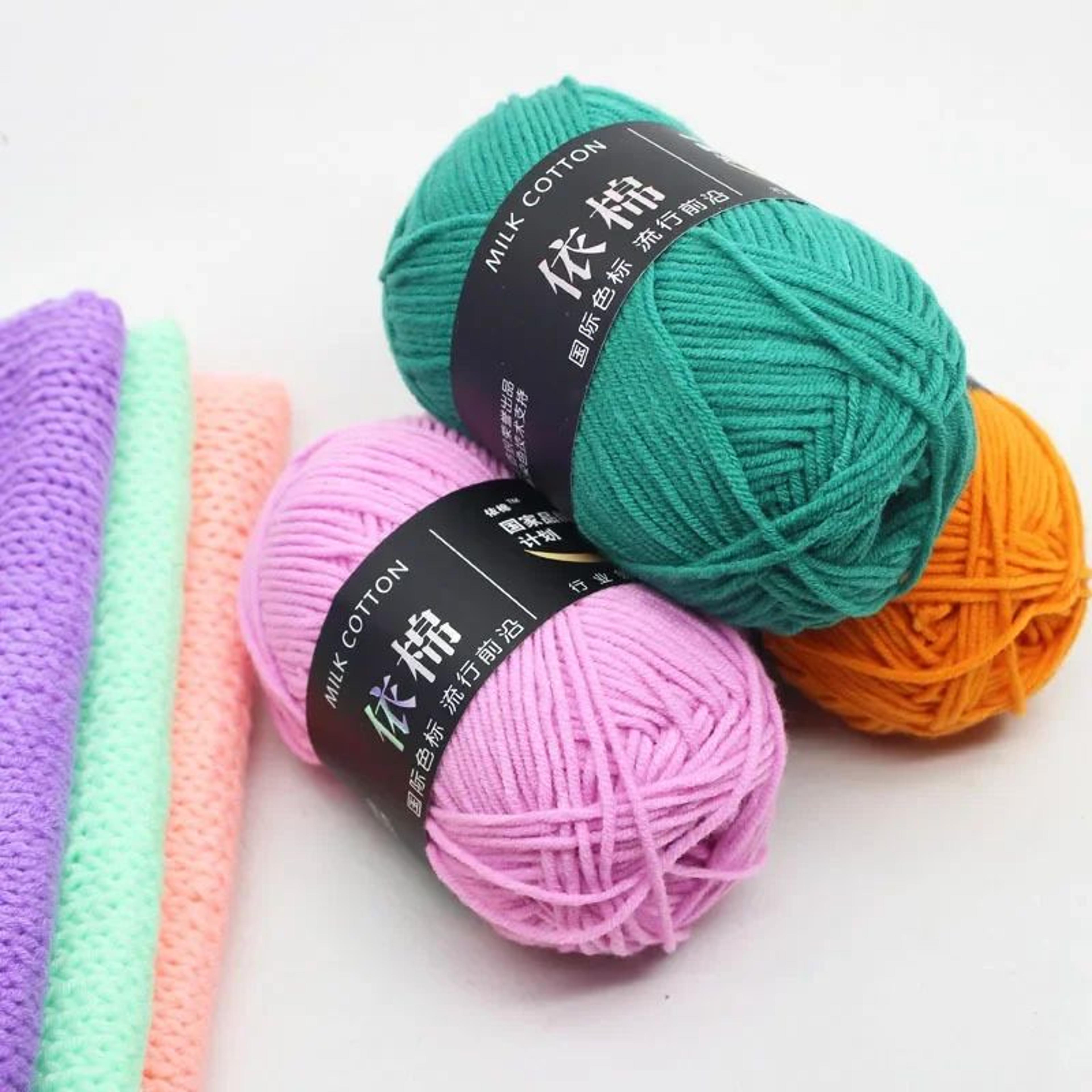 milk cotton yarn for knitting and crochet