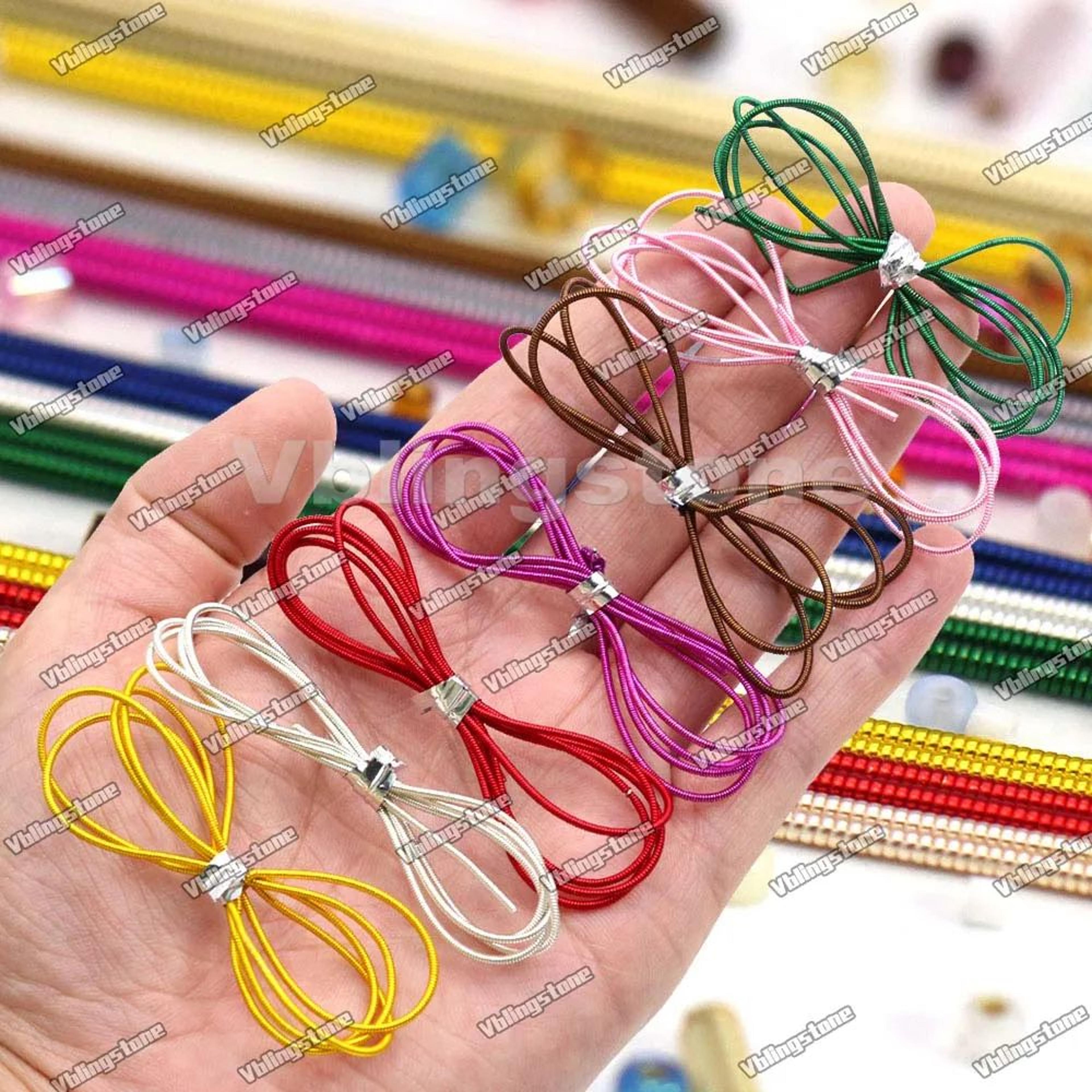 metal bullion wire for embroidery and jewelry making