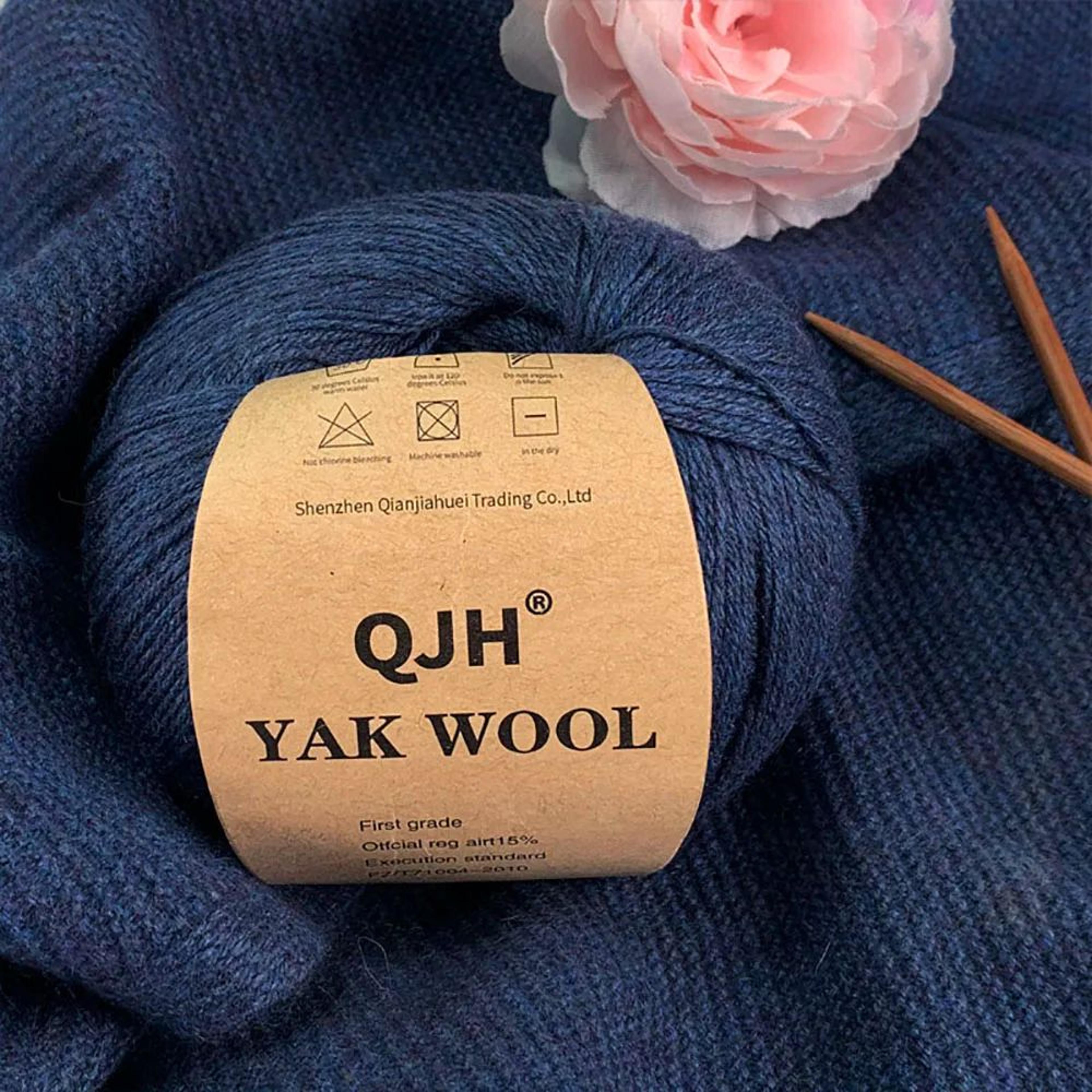 natural mongolian yak wool yarn for knitting and crochet