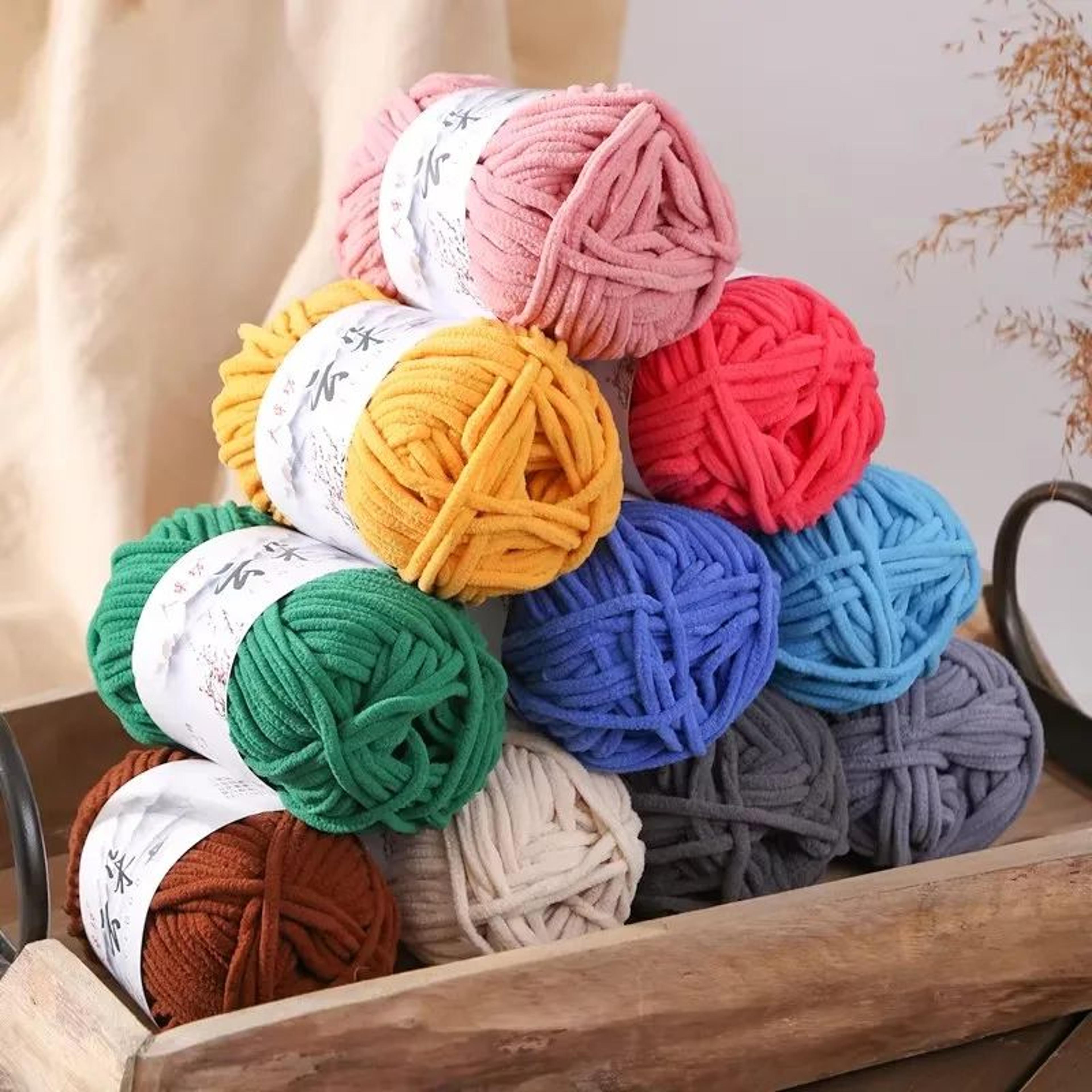 velvet chenille yarn 50g soft knitting yarn for crochet and diy crafts