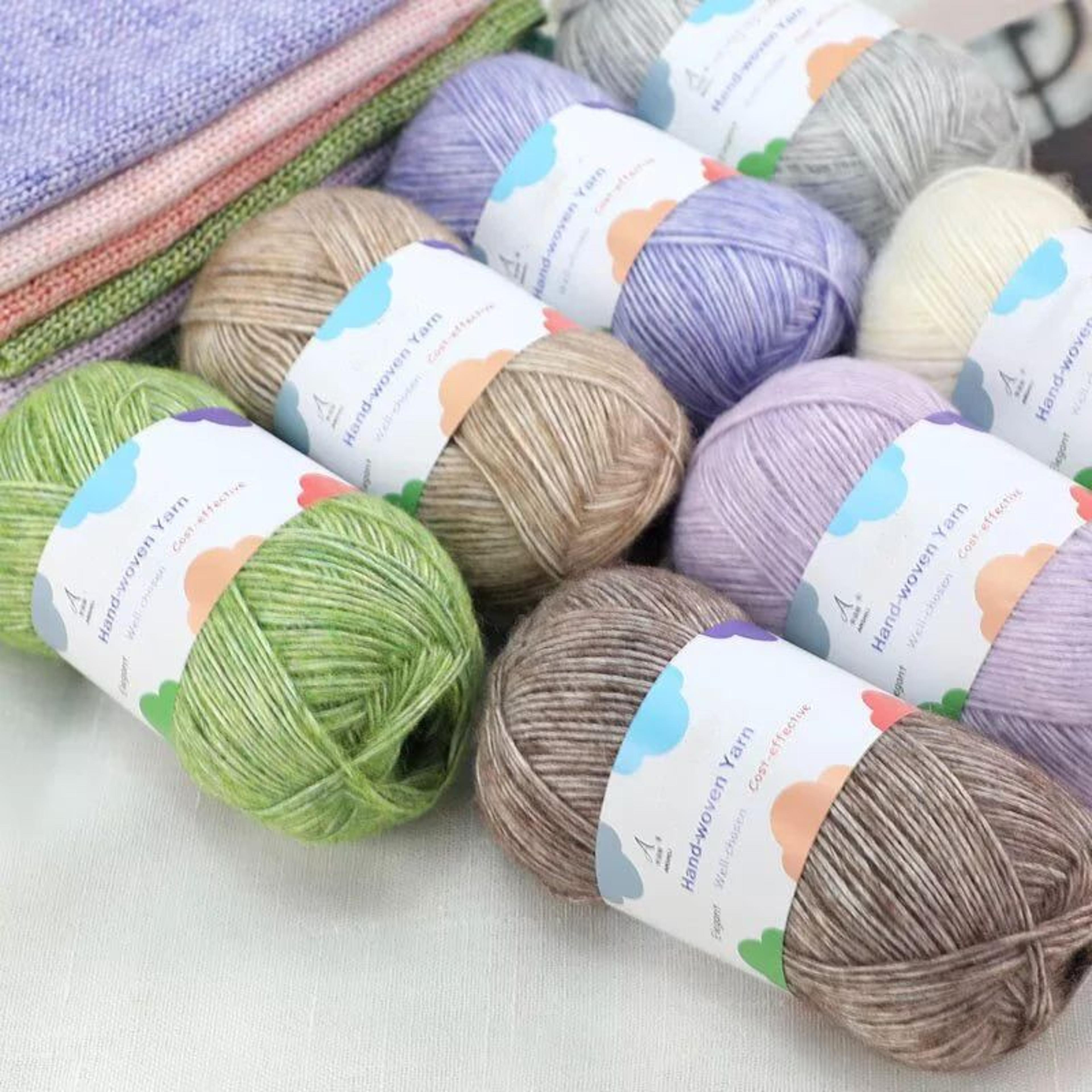 bamboo mohair yarn colorful knitting yarn for crochet and diy crafts