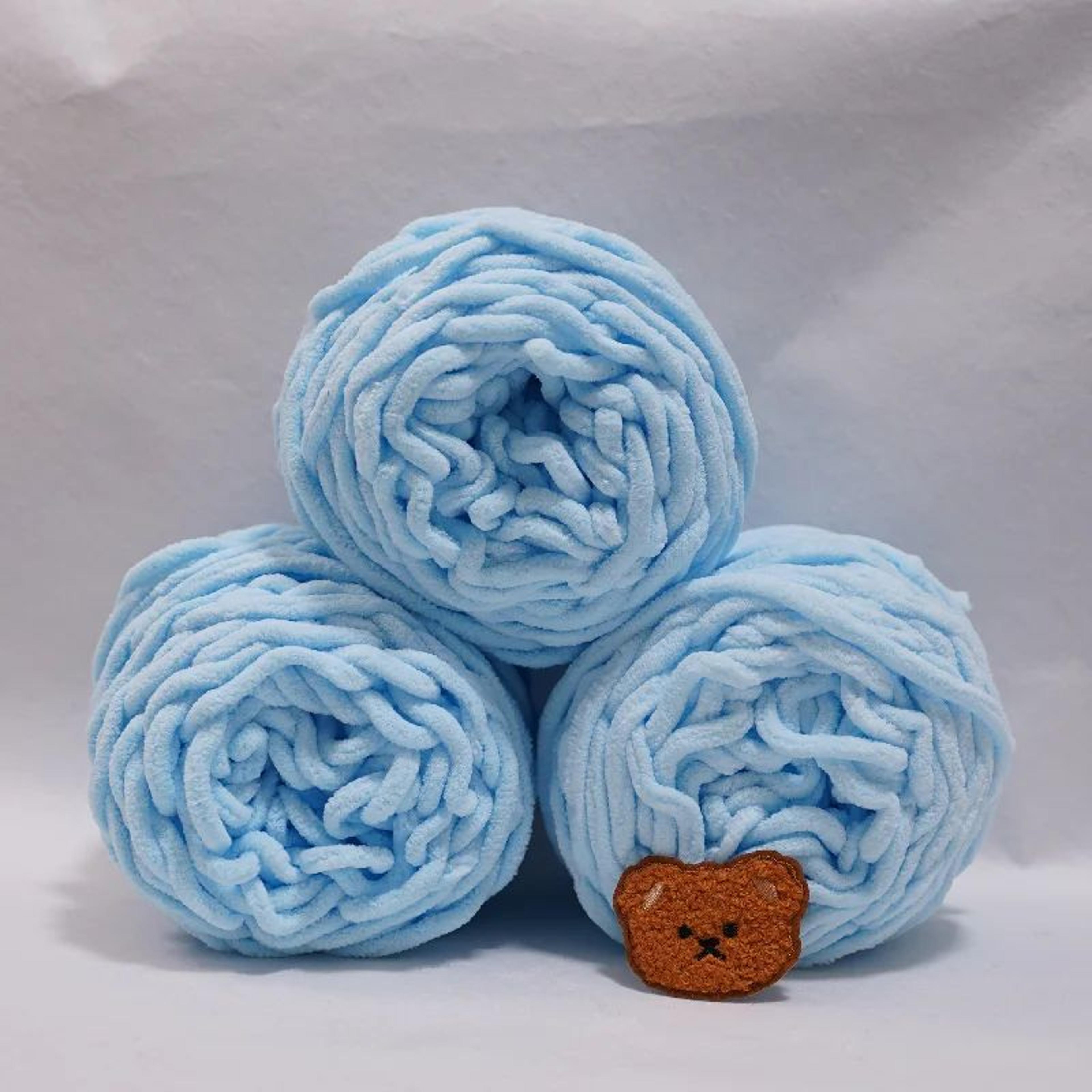 chenille knitting yarn 3 piece 300g soft yarn for crochet and diy crafts