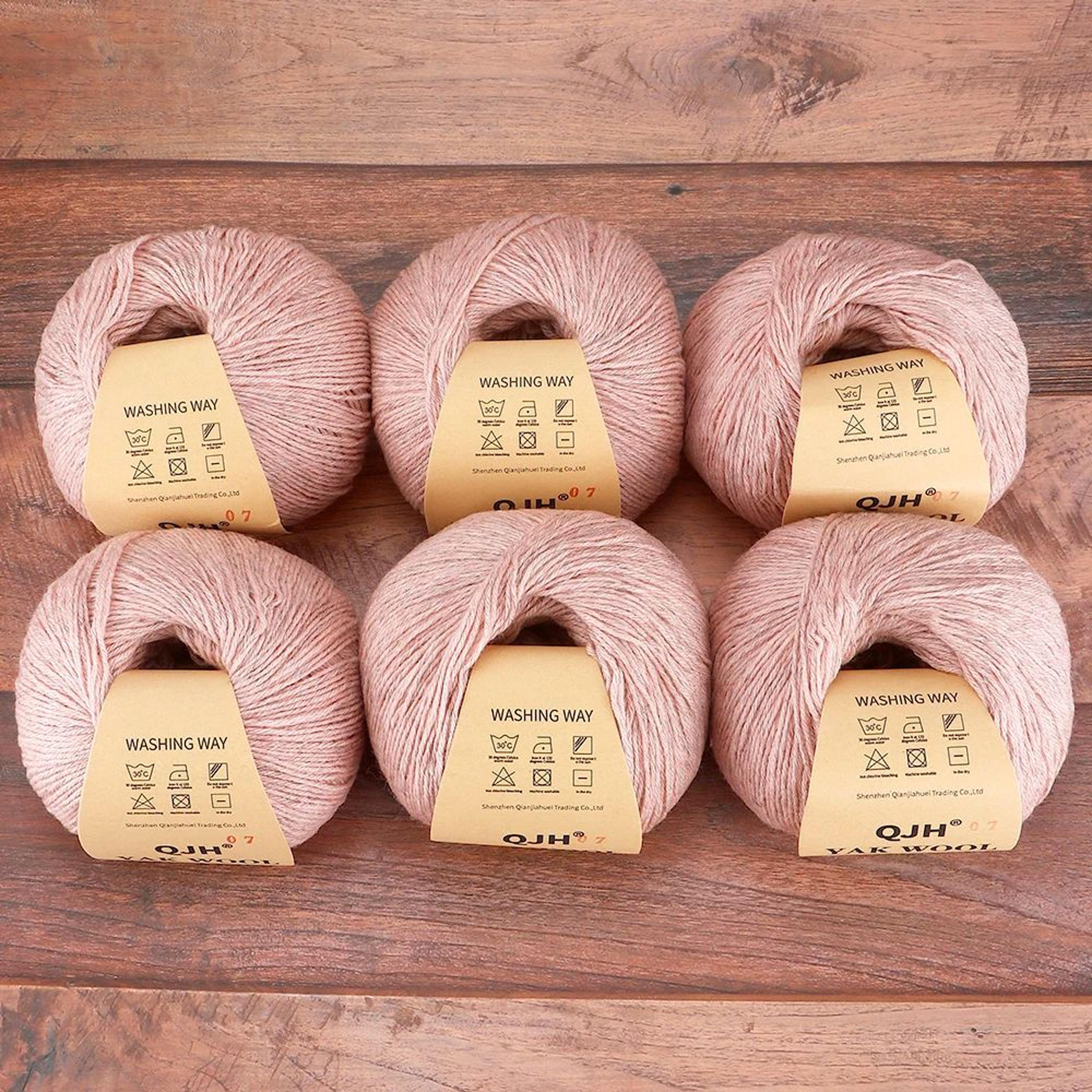 premium yak wool yarn 6 piece 300g knitting yarn for crochet and diy crafts