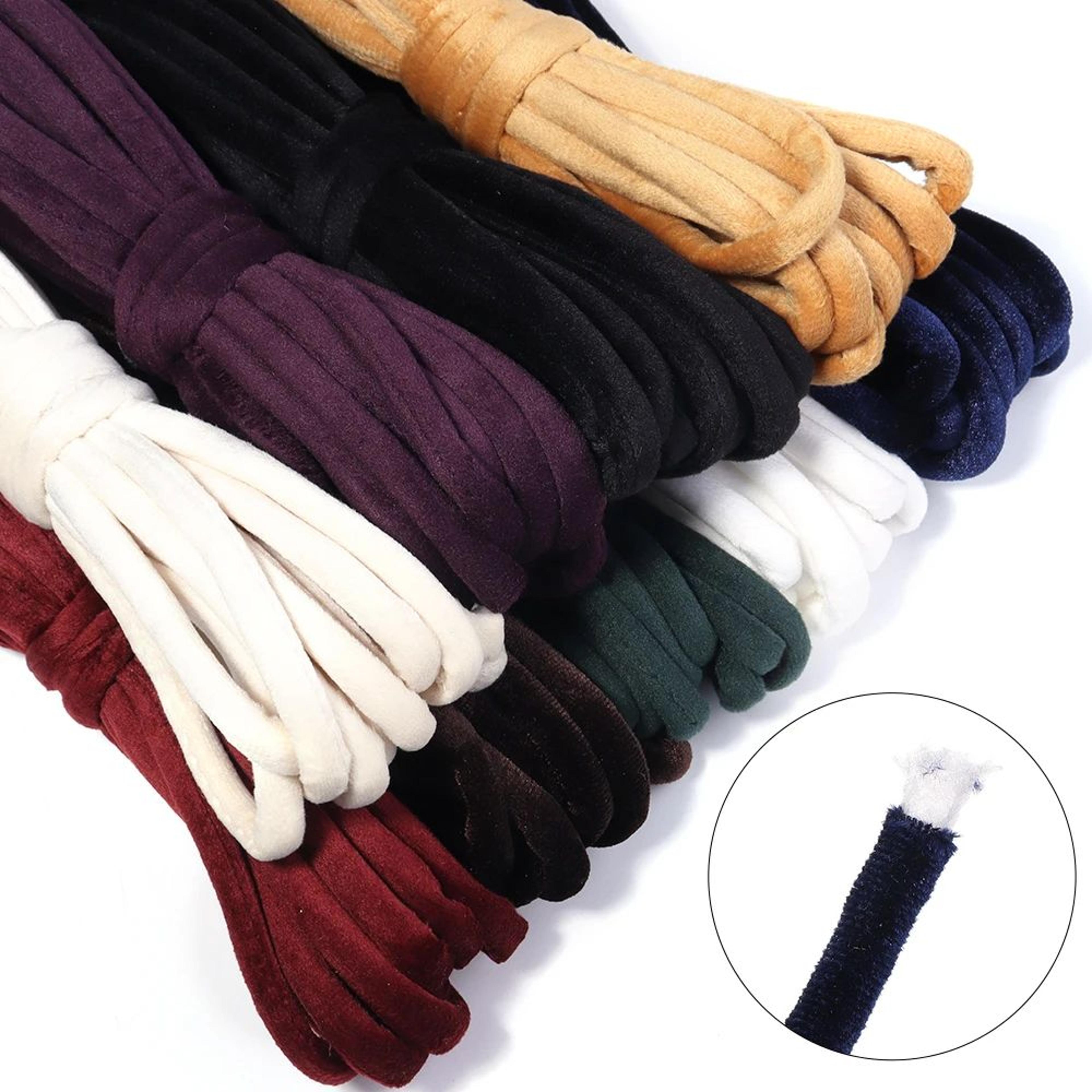 velvet yarn rope 5 yard soft knitting cord for diy crafts and packaging