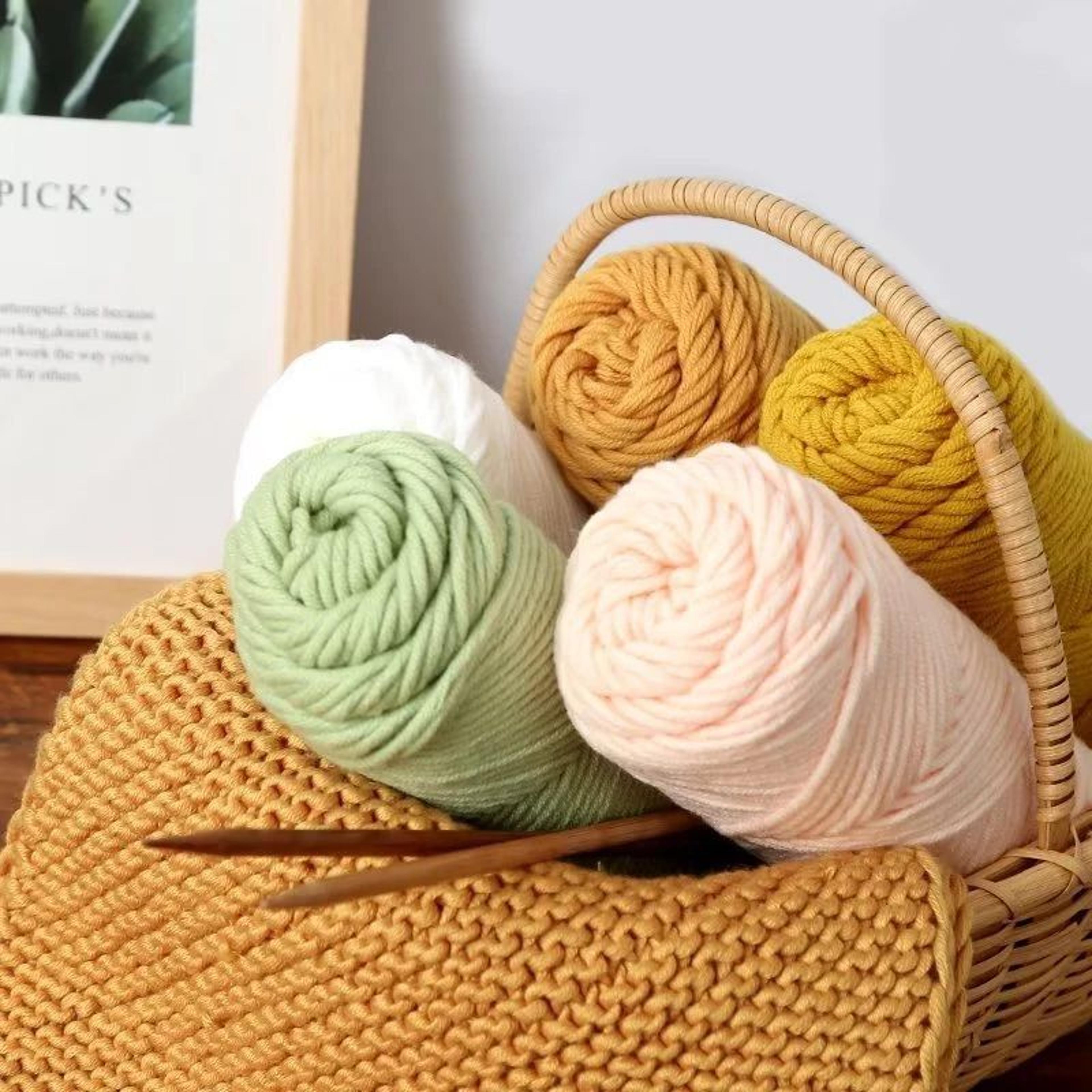milk cotton yarn ply knitting yarn for crochet and diy crafts