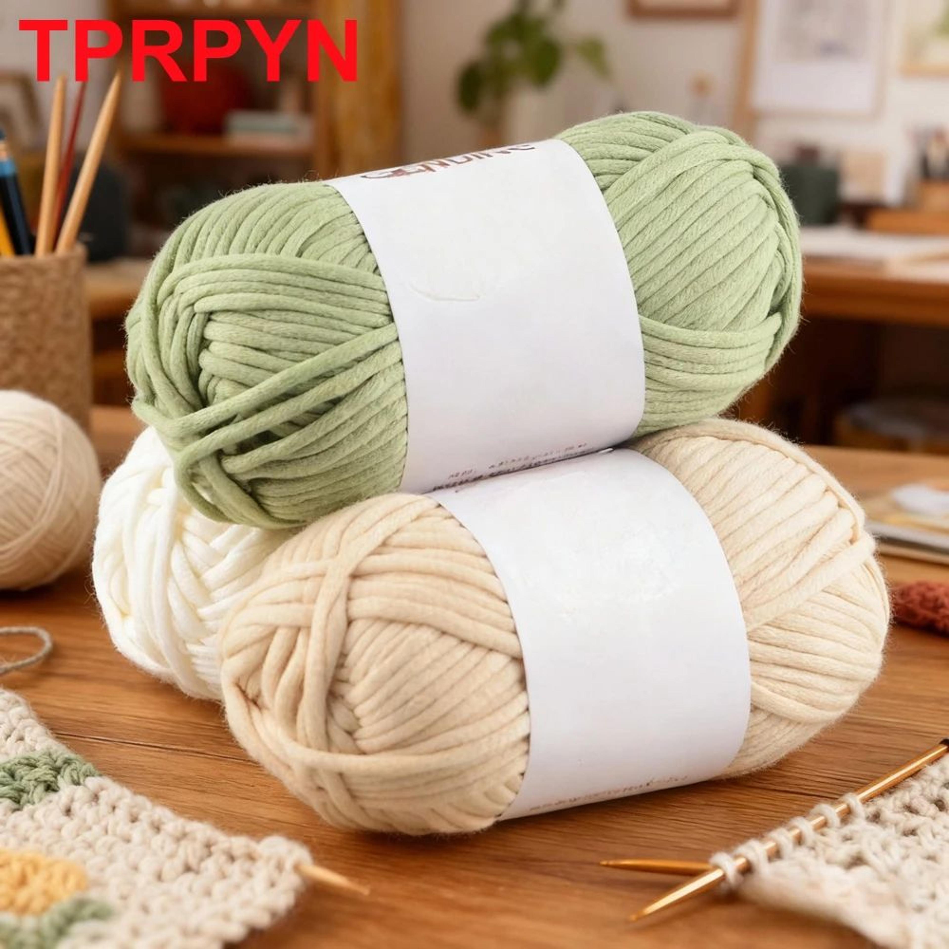 cotton hollow yarn 50g knitting yarn for crochet and diy crafts
