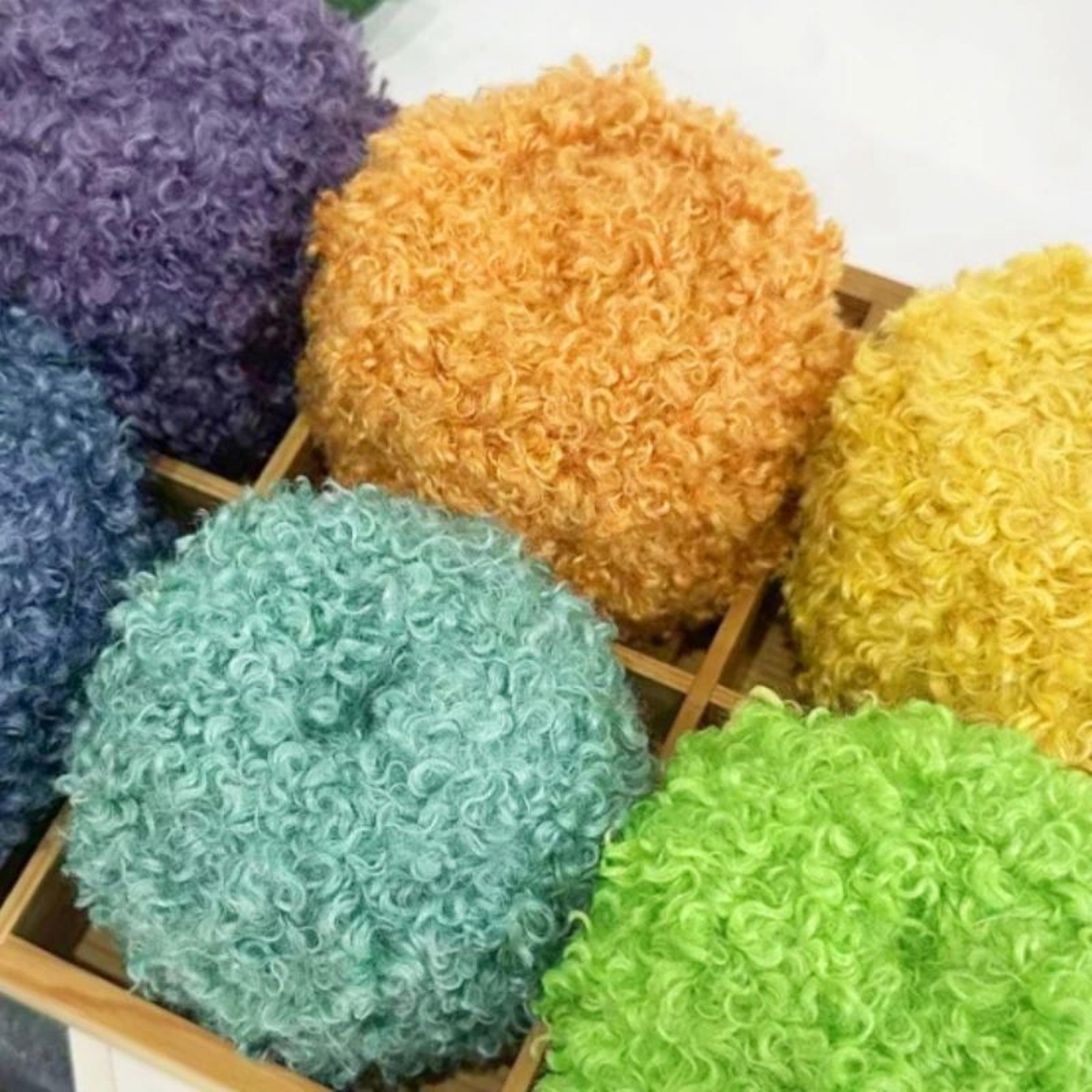 teddy curly velvet yarn fur knitting yarn for crochet and diy crafts
