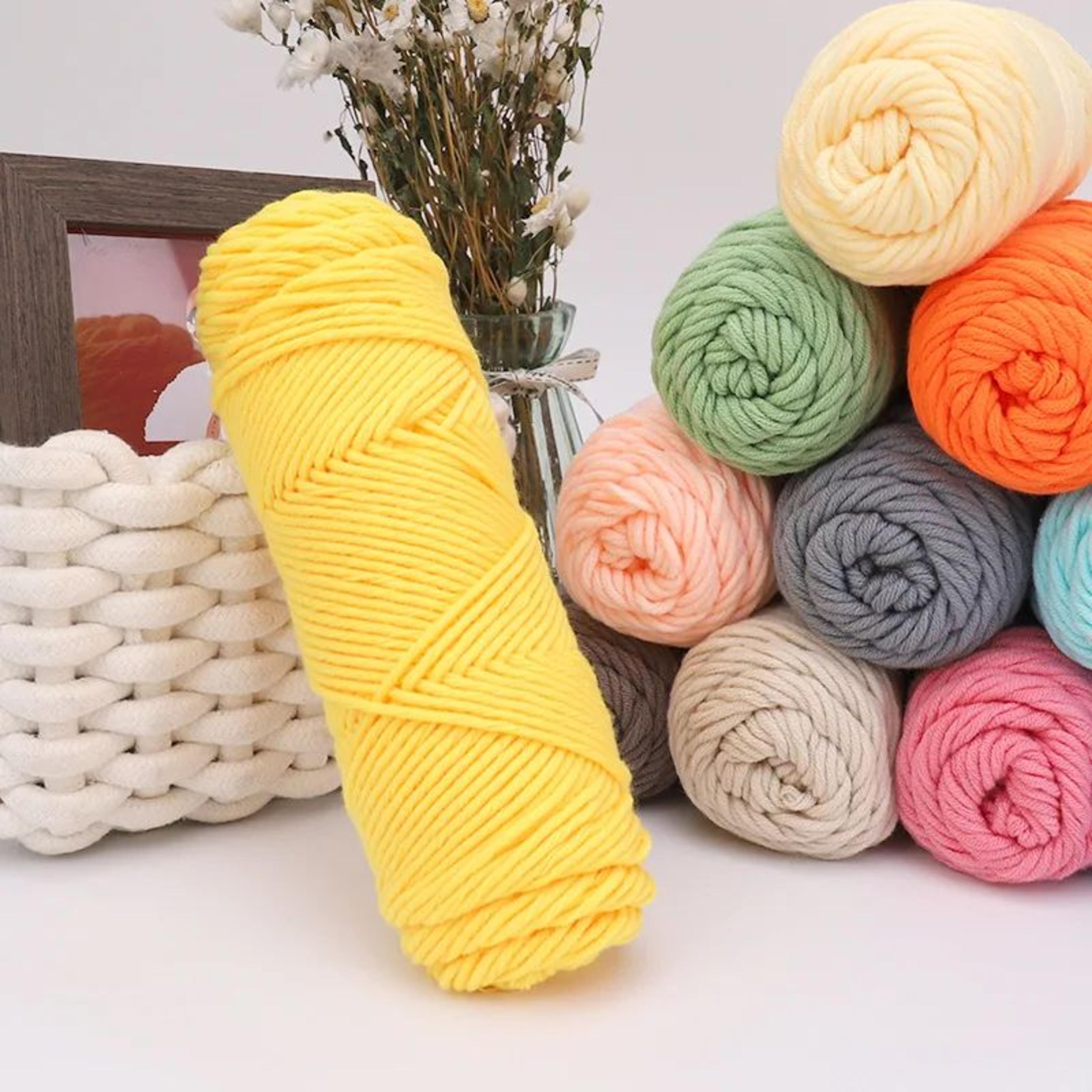 milk cotton yarn 8 ply knitting yarn for crochet and diy crafts