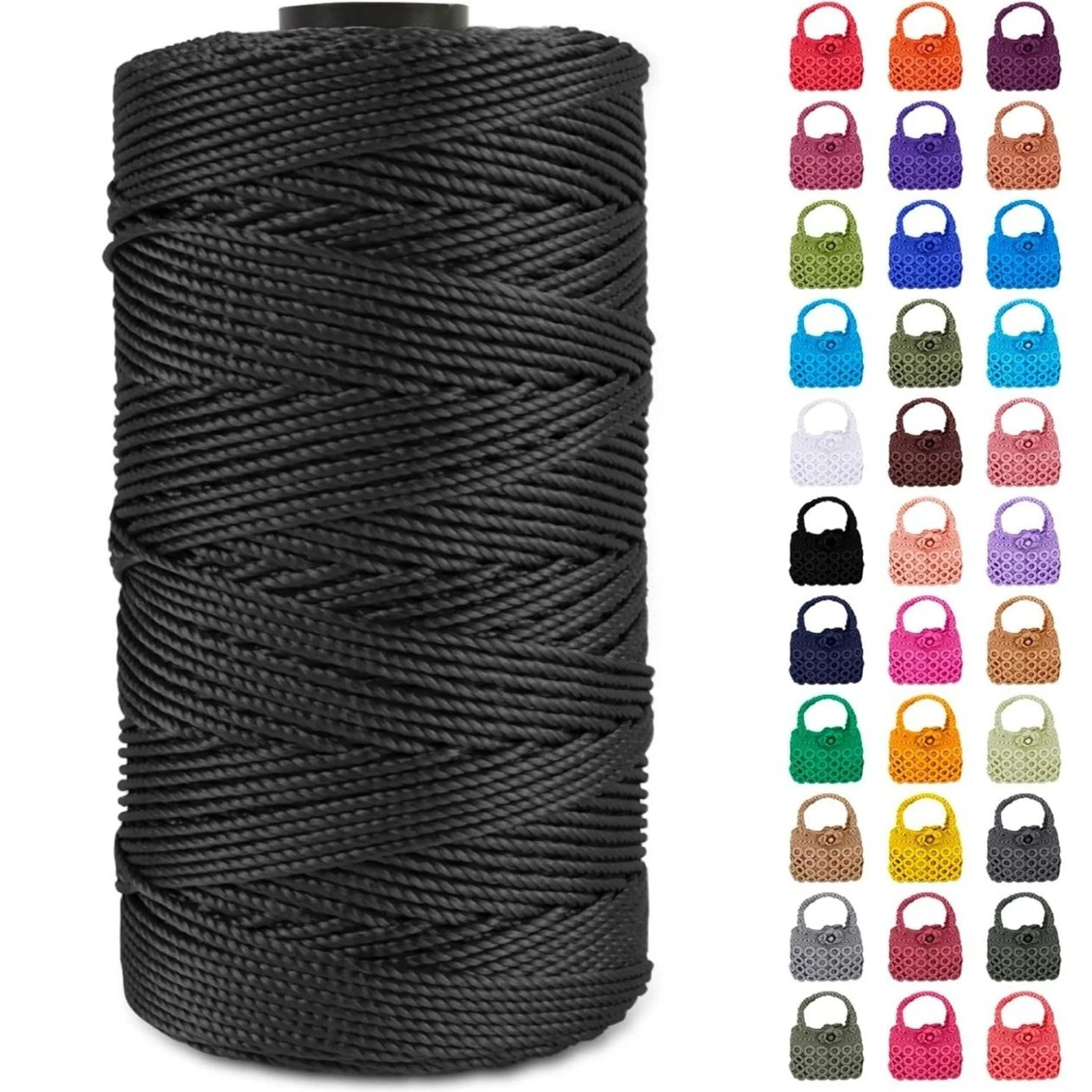 ice silk crochet yarn craft cord for knitting and diy projects