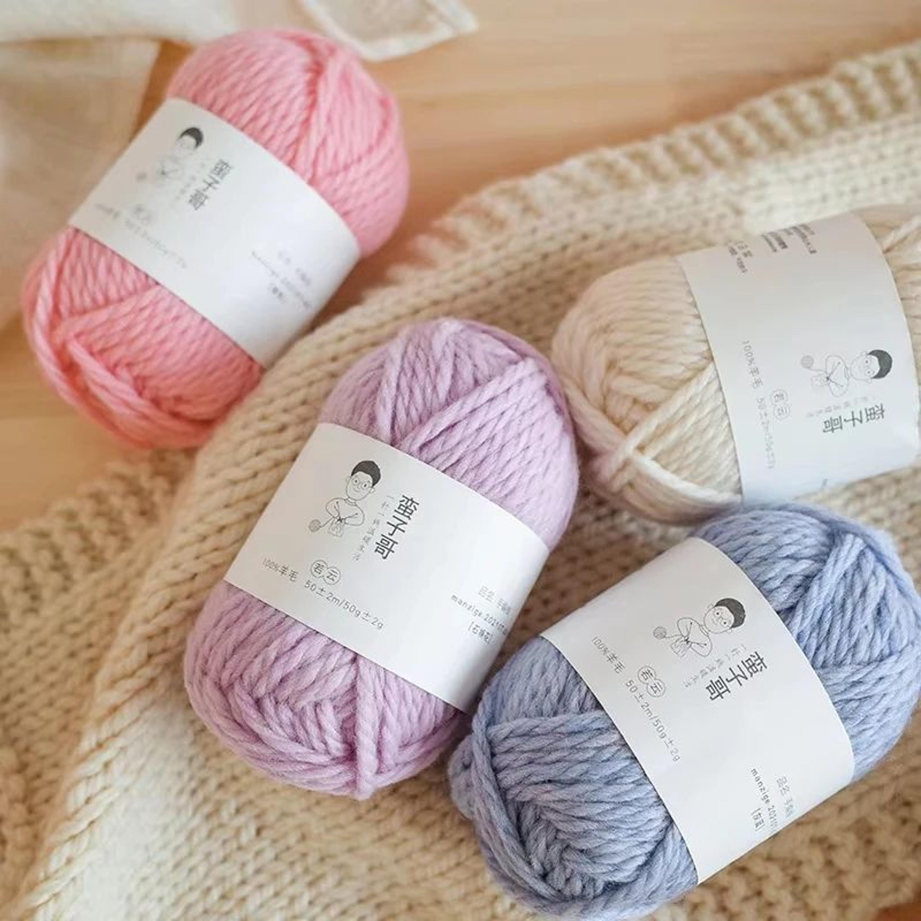 pure cashmere yarn thick knitting yarn for crochet and diy crafts