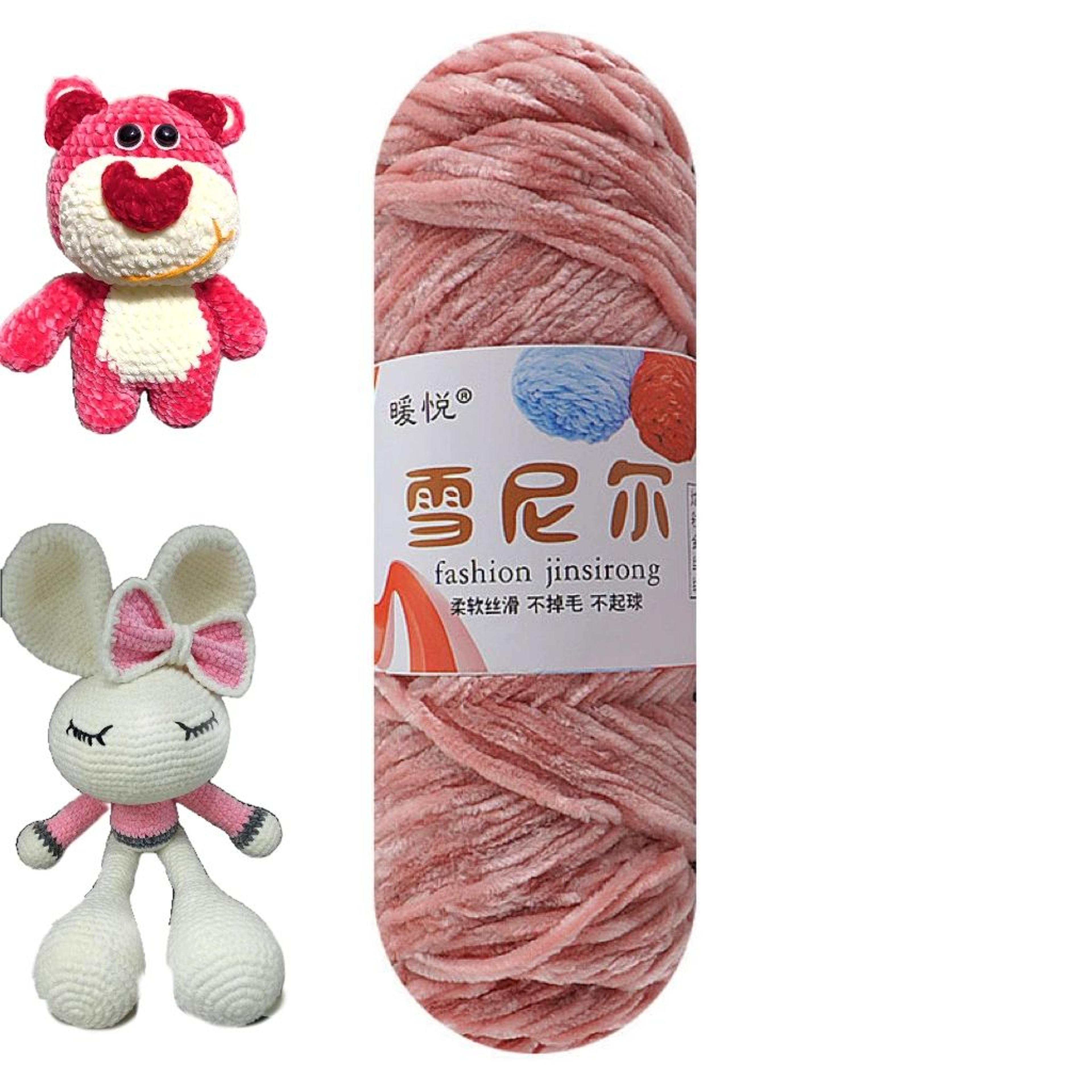 chenille velvet yarn polyester knitting yarn for crochet and diy crafts