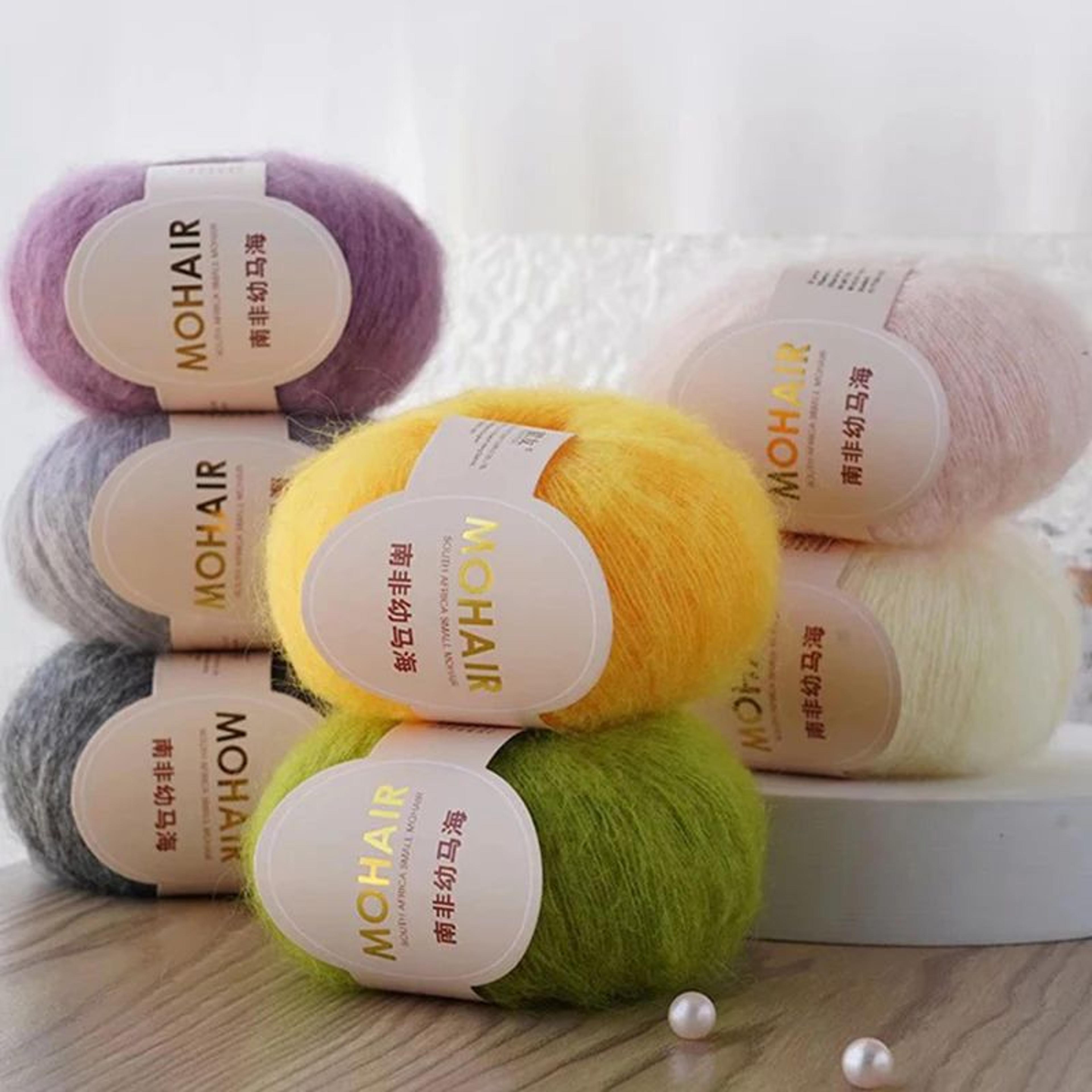 soft mohair baby yarn for knitting and crochet