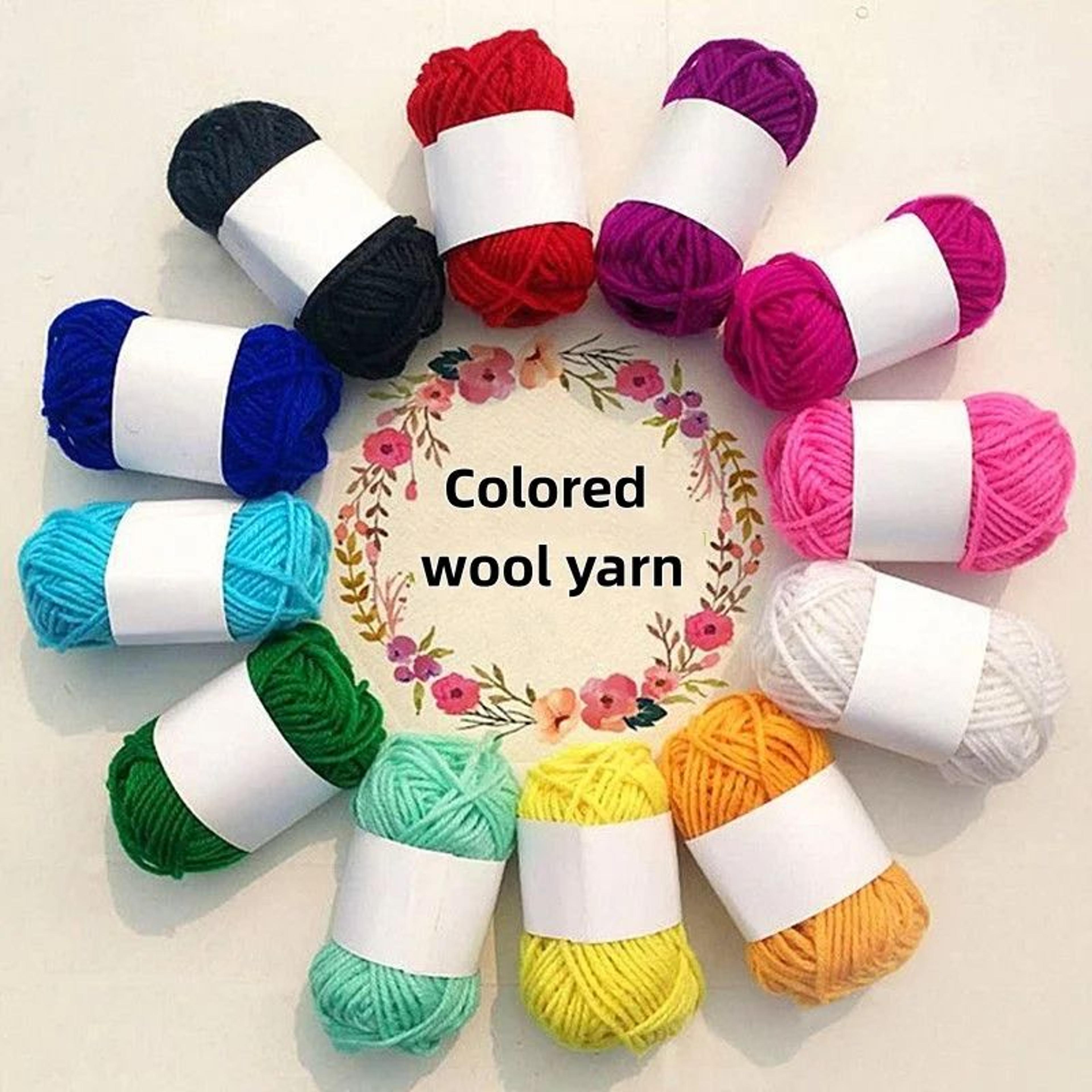 24 color cotton yarn set for crochet and knitting