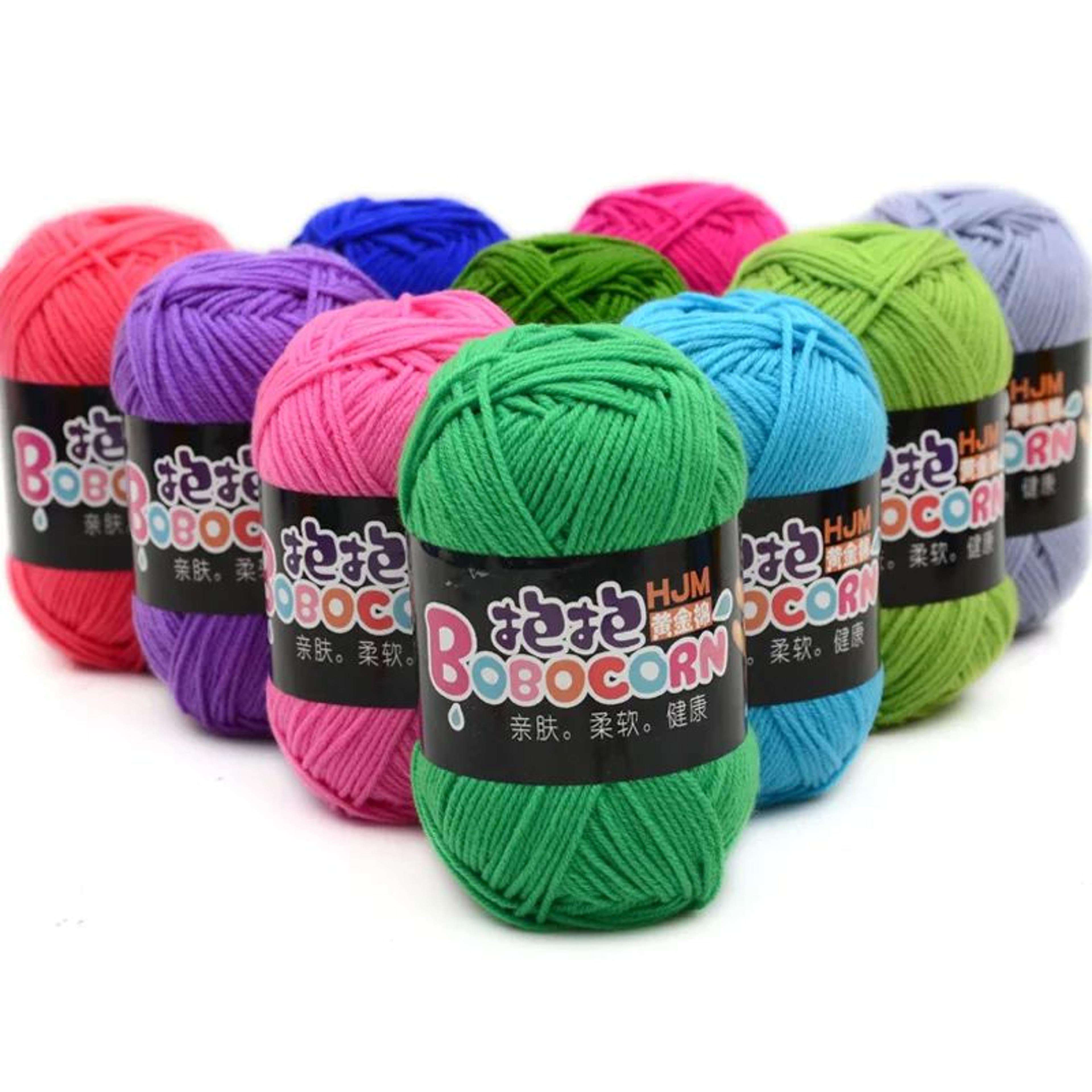 milk cotton worsted yarn for crochet and knitting