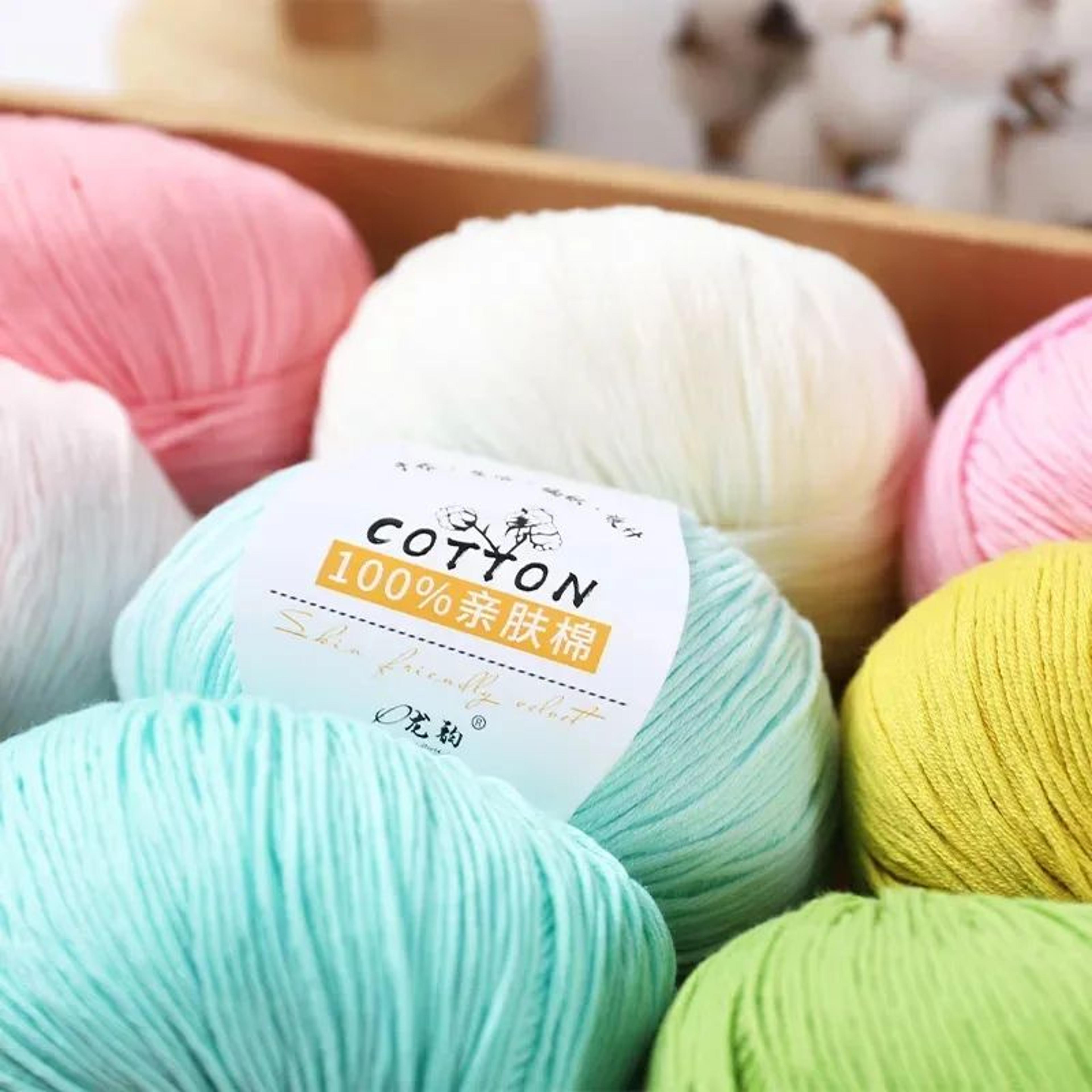organic cotton yarn for crochet and knitting projects