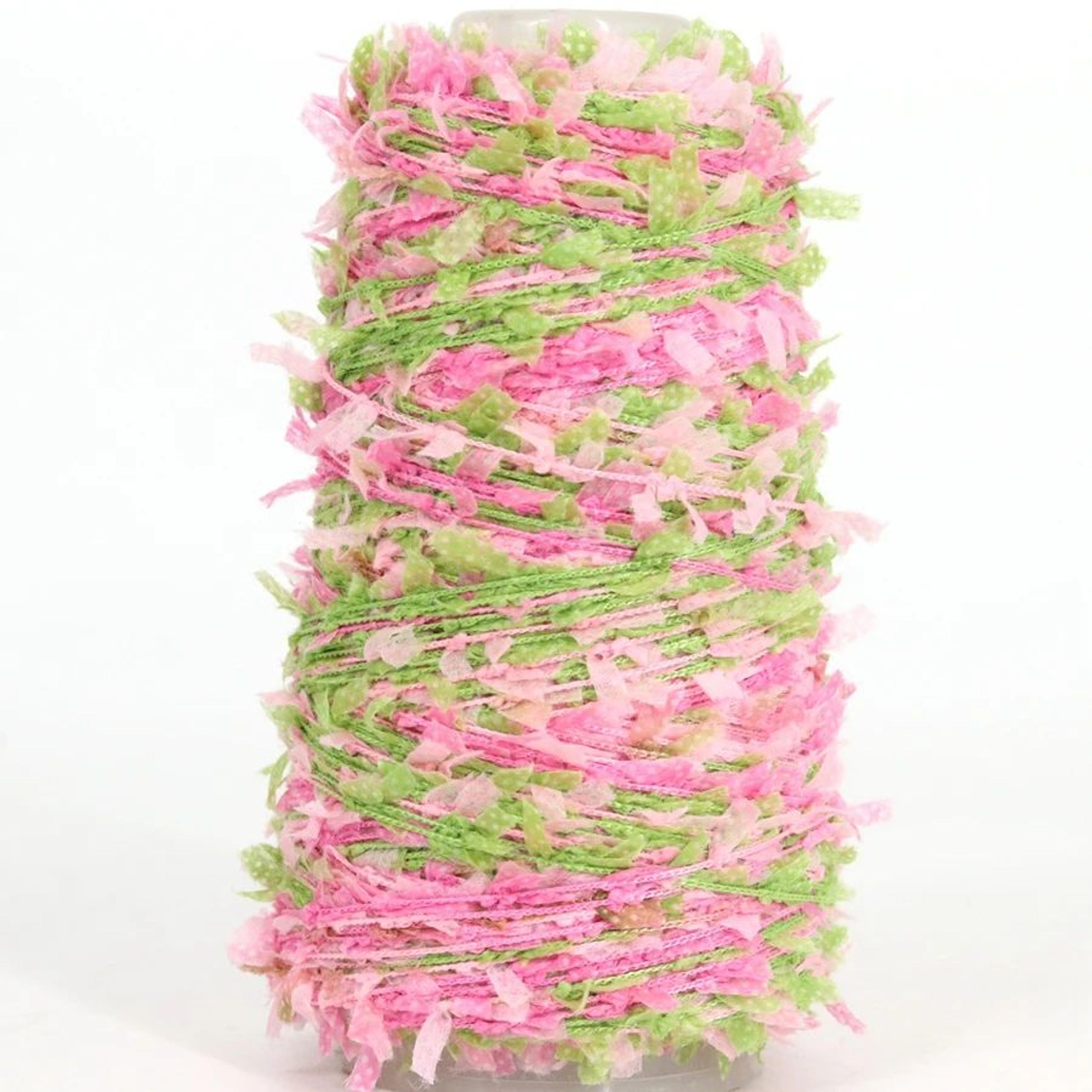 rainbow paper yarn for crochet and summer knitting