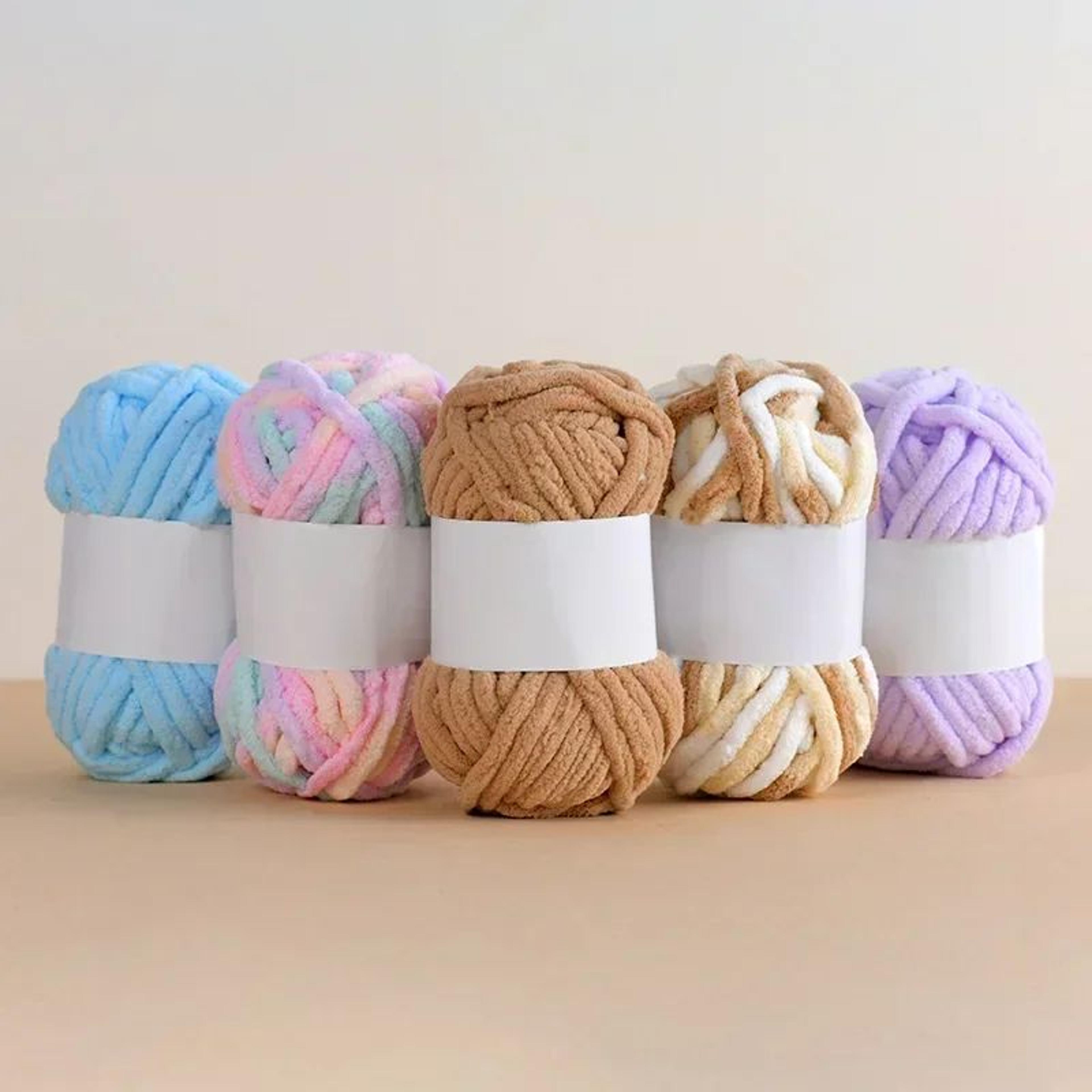 thick chenille velvet yarn for crochet and knitting