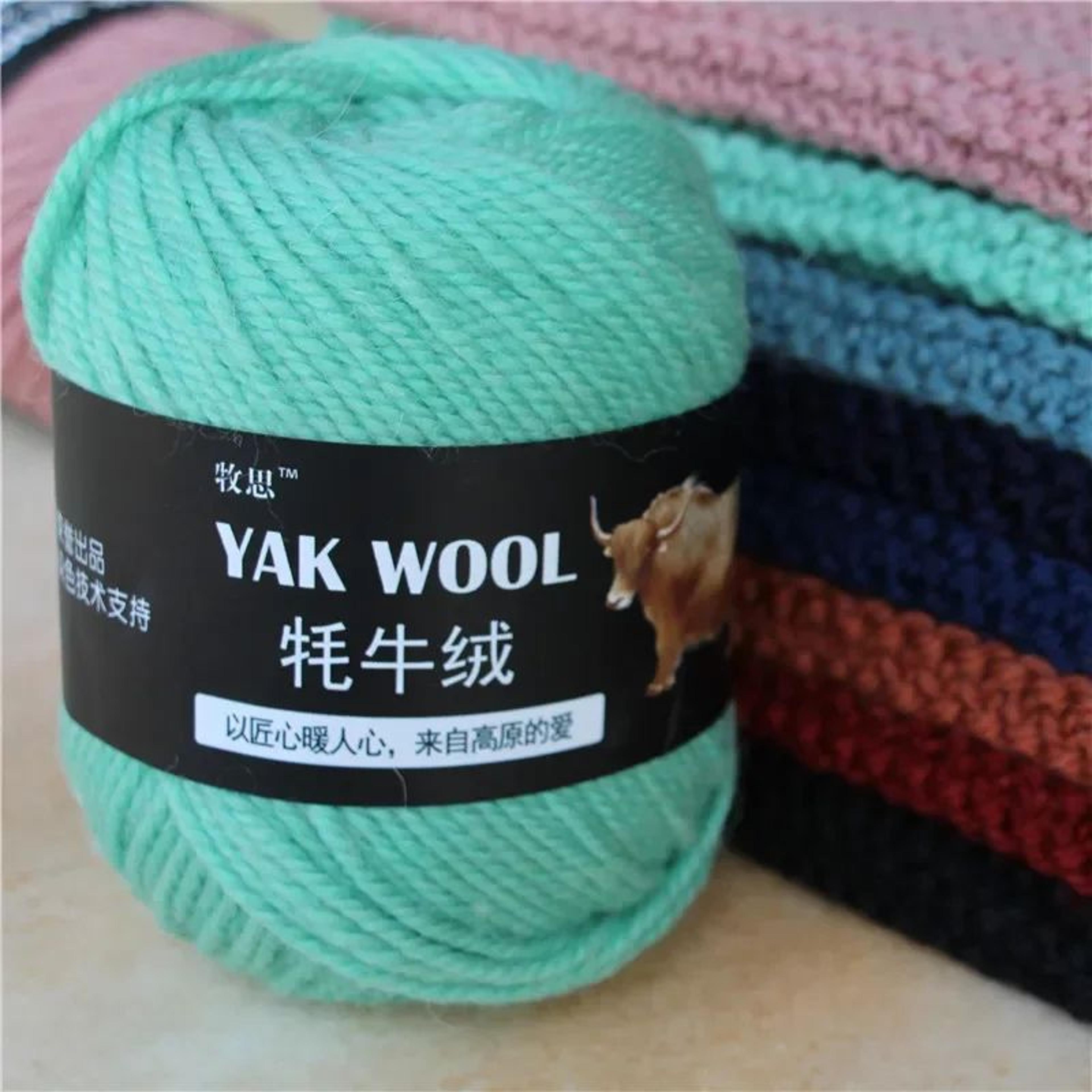 yak wool yarn for crochet and knitting projects