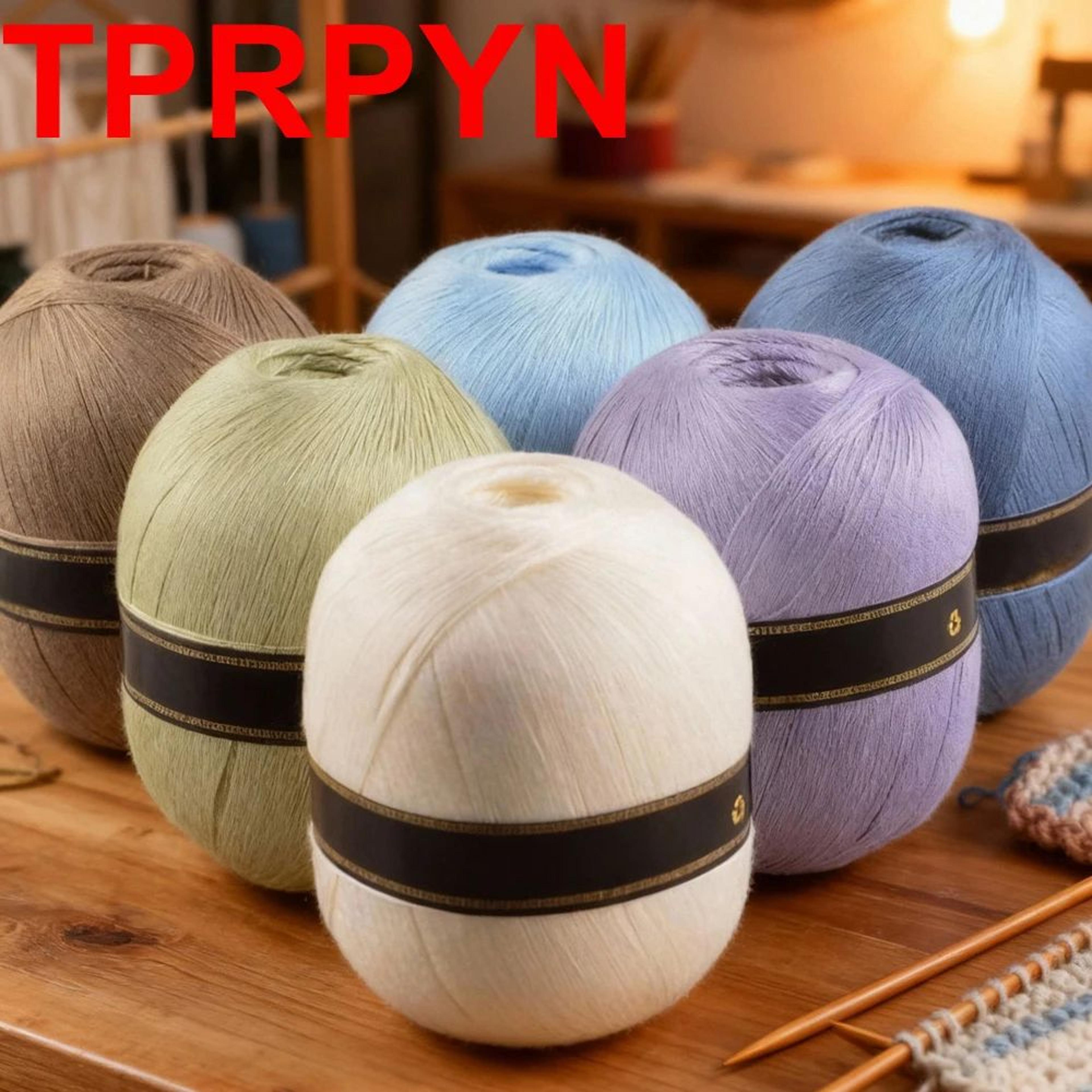 soft silk cotton lace yarn 5.3 oz for knitting and crochet
