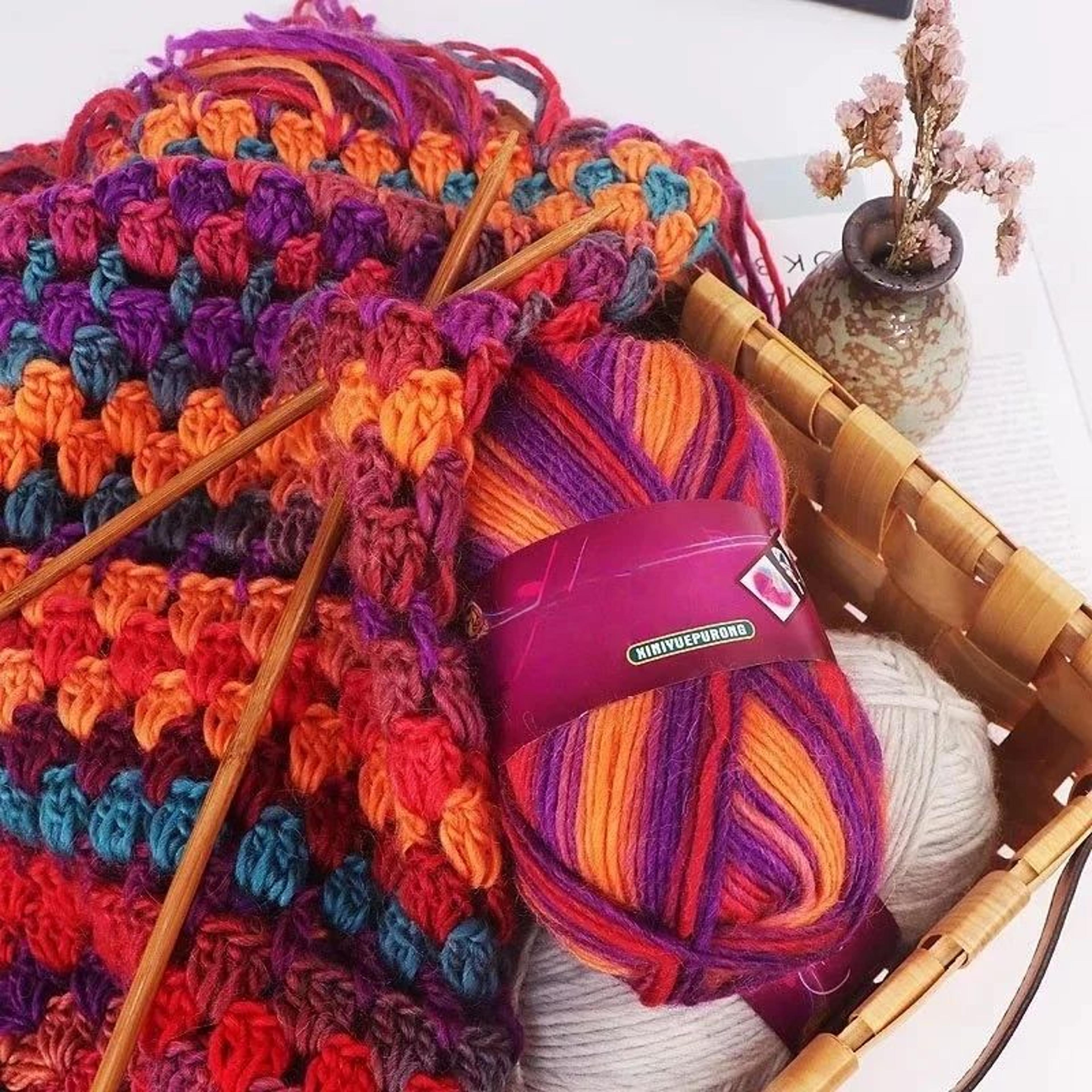 gradient wool yarn pack 10.6 oz for knitting and crochet