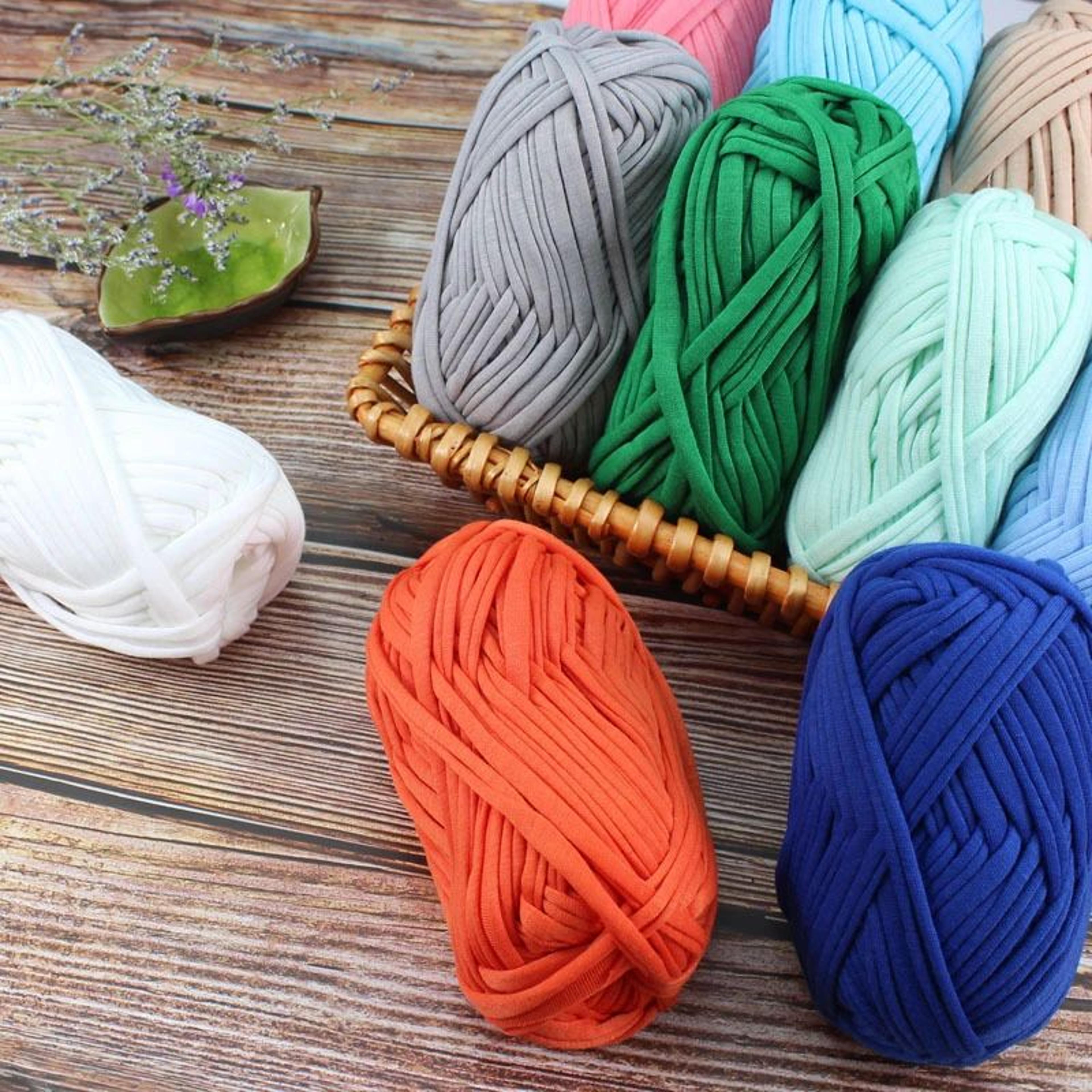 t shirt cloth yarn 3.5 oz for crochet and knitting