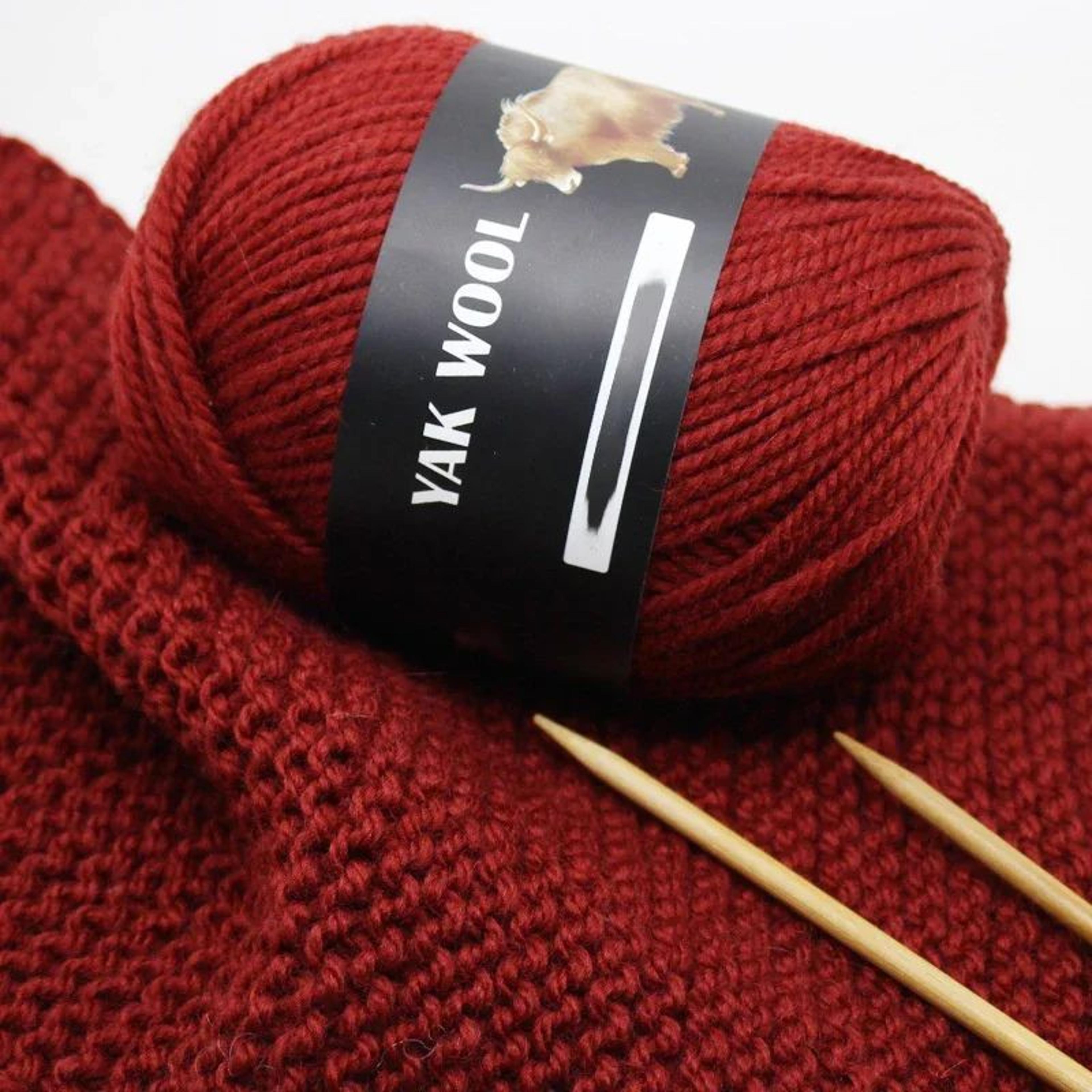 yak wool yarn for knitting and crochet