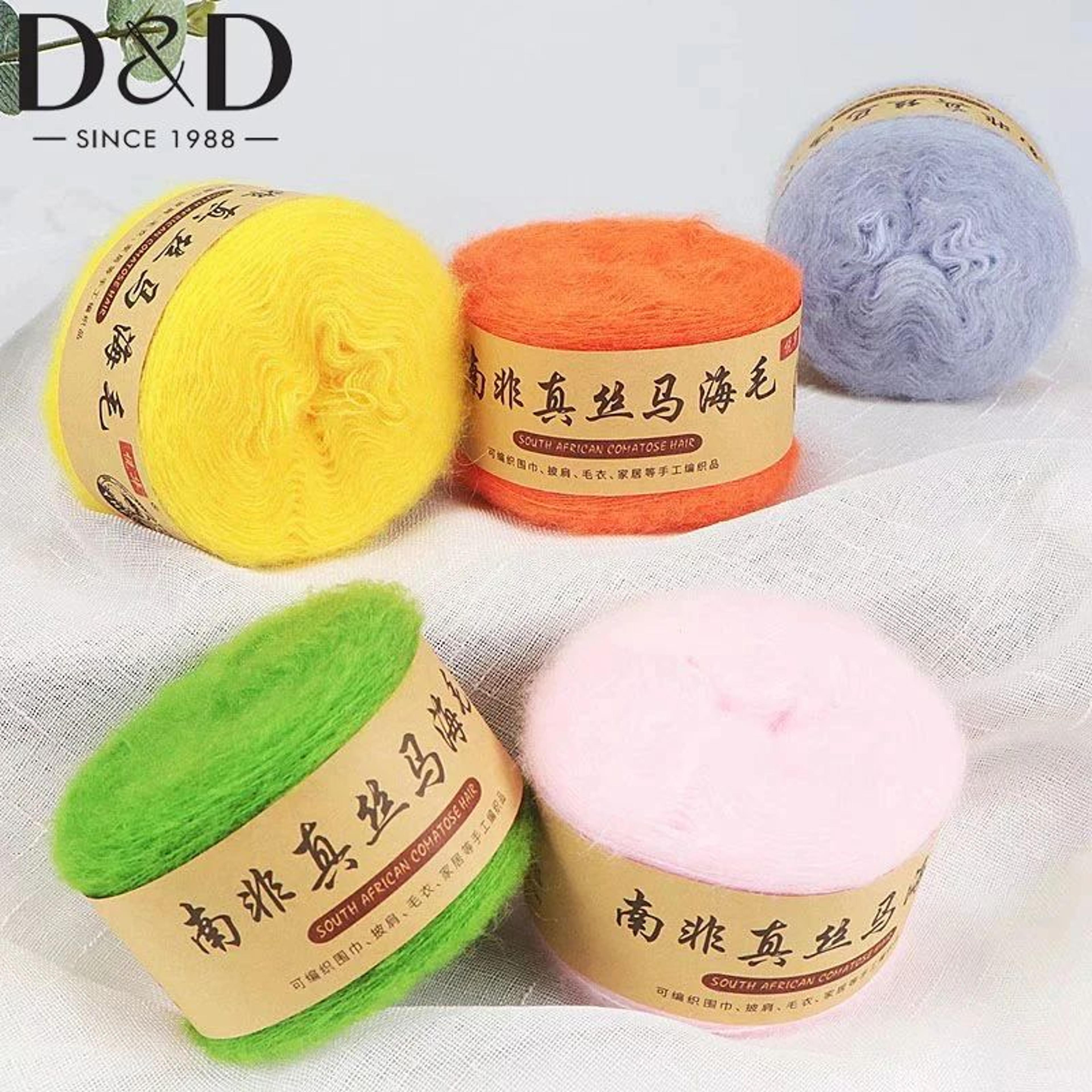 silk cashmere plush yarn for knitting and crochet