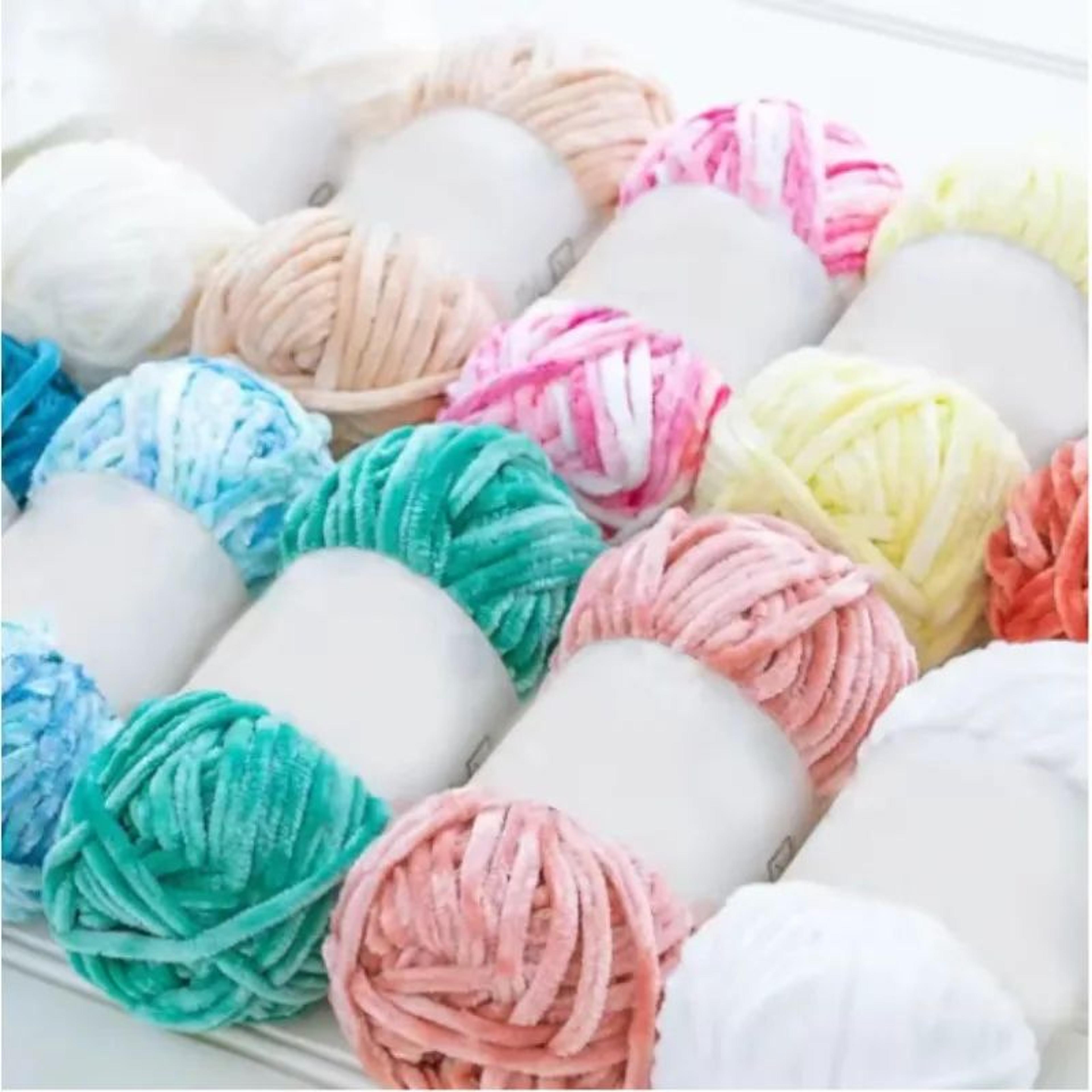 super soft velvet yarn 3.5 oz for knitting and crochet
