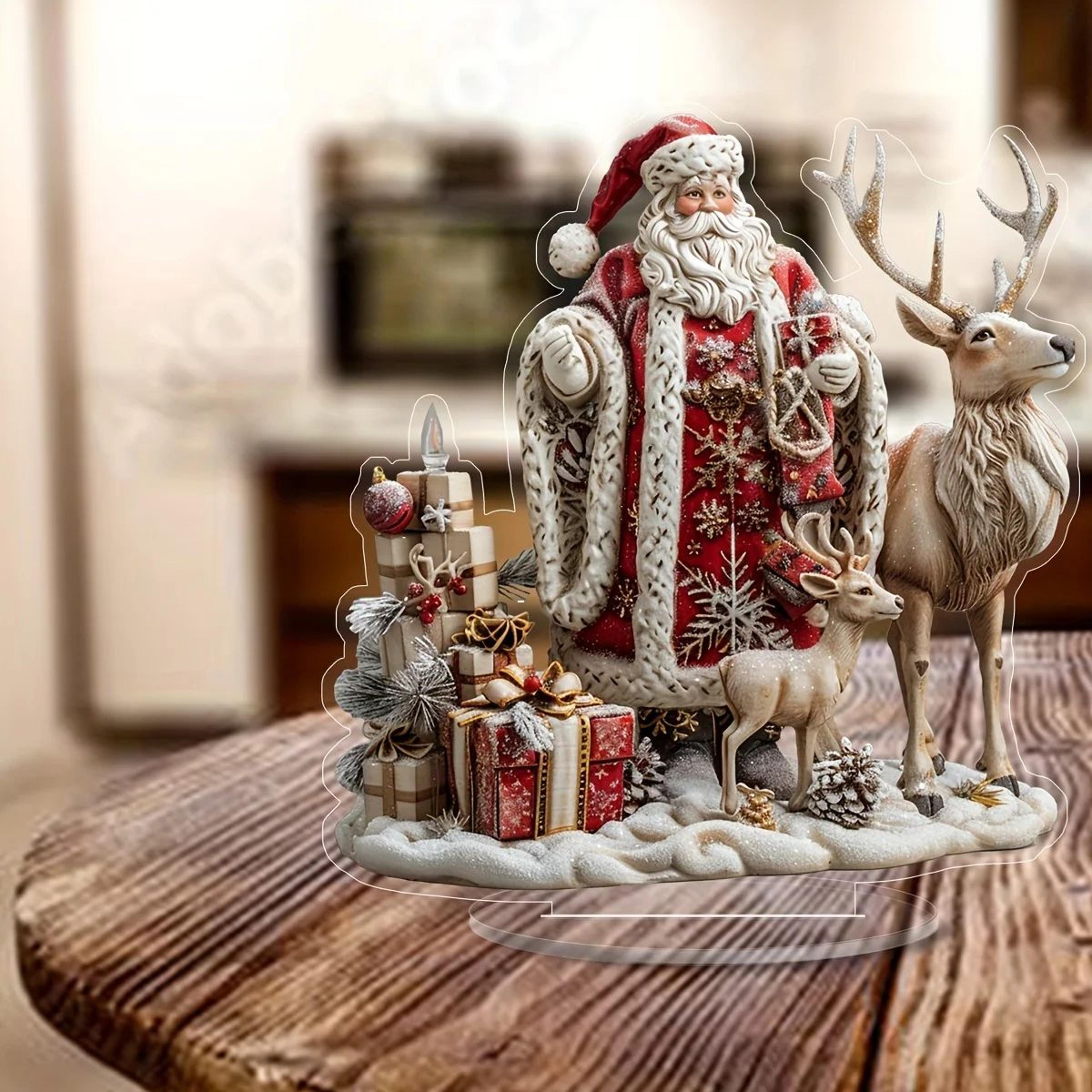 boho christmas desktop decoration