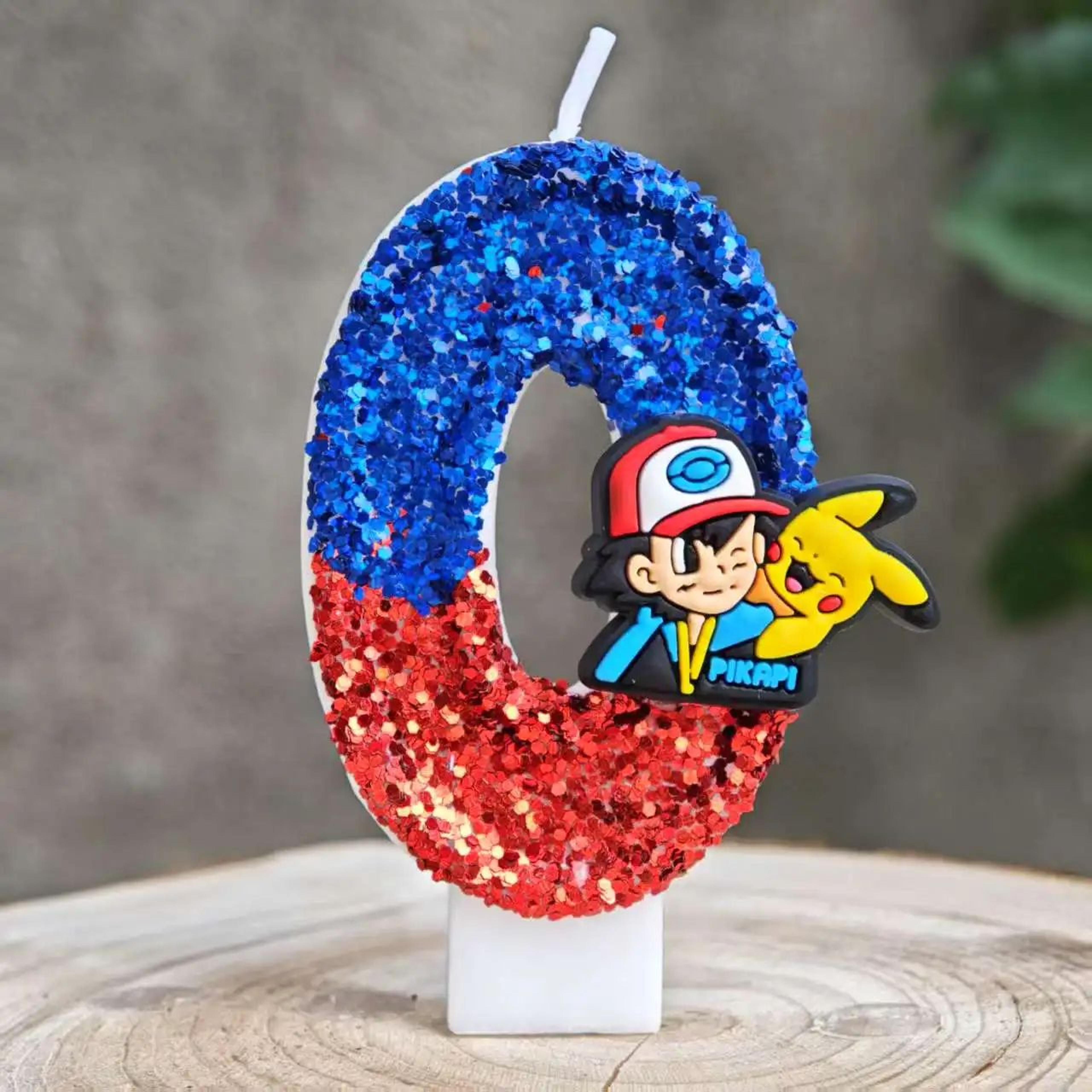 pokemon character birthday cake candle