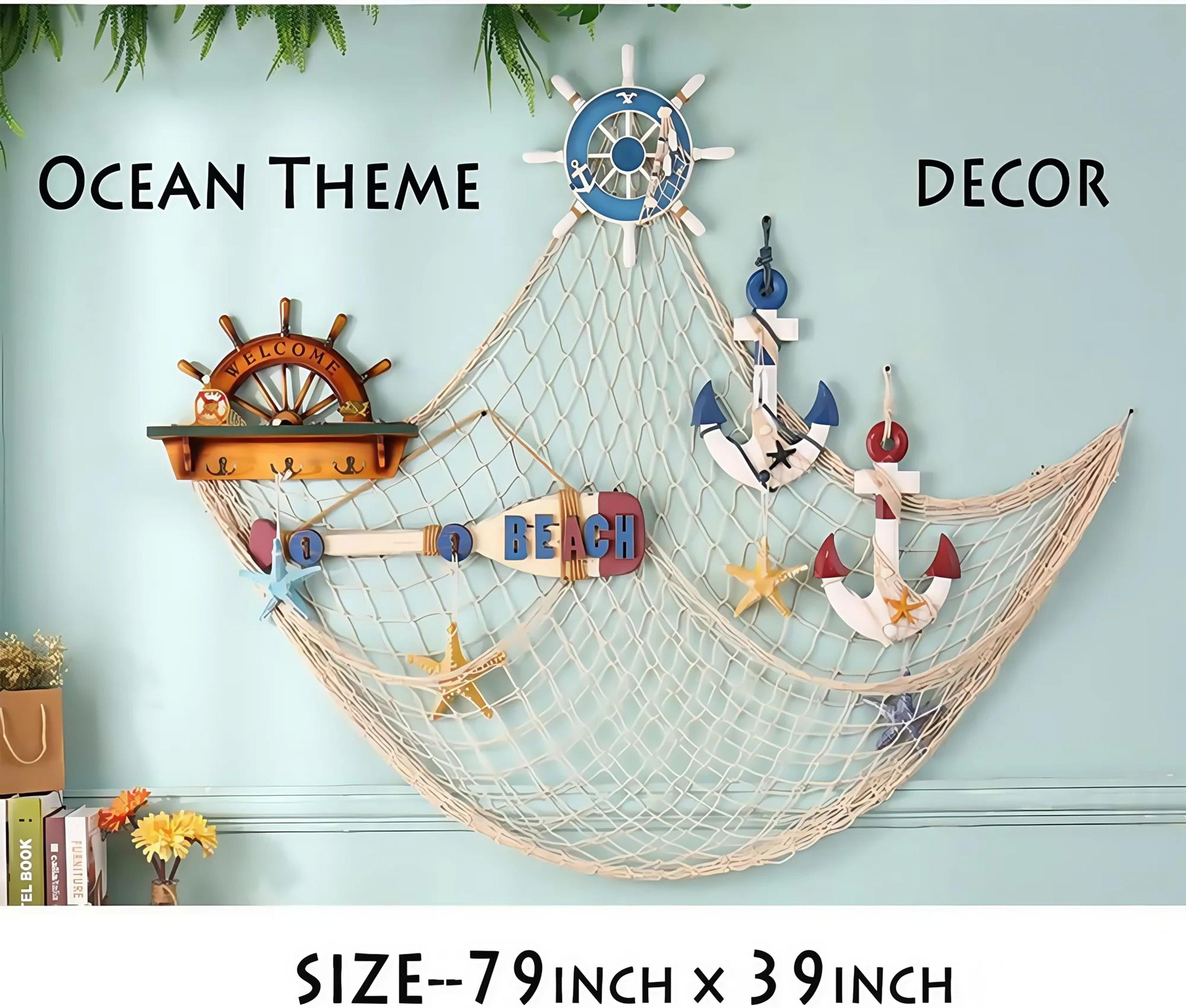 decorative beach fish net