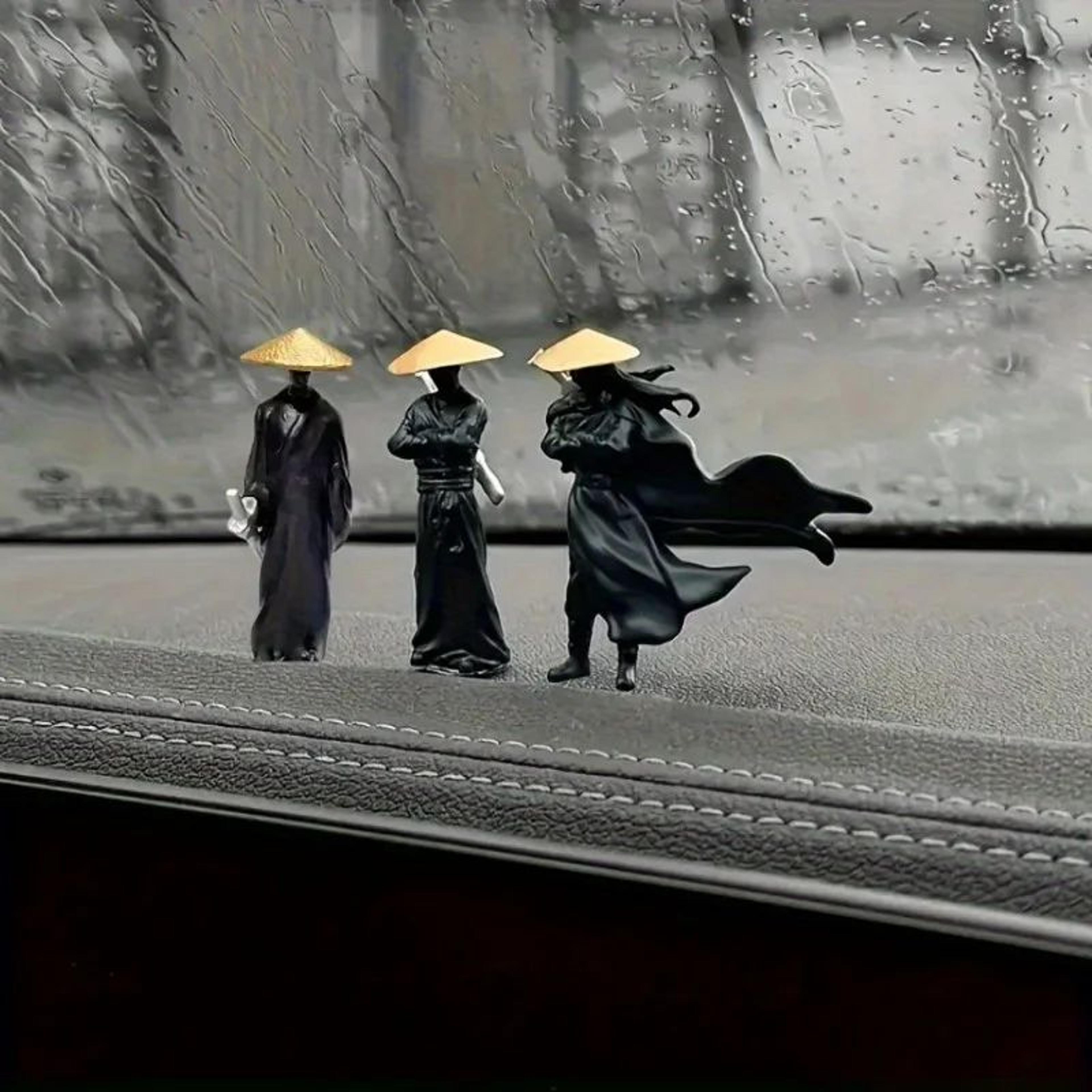 mini samurai ninja warrior figurines