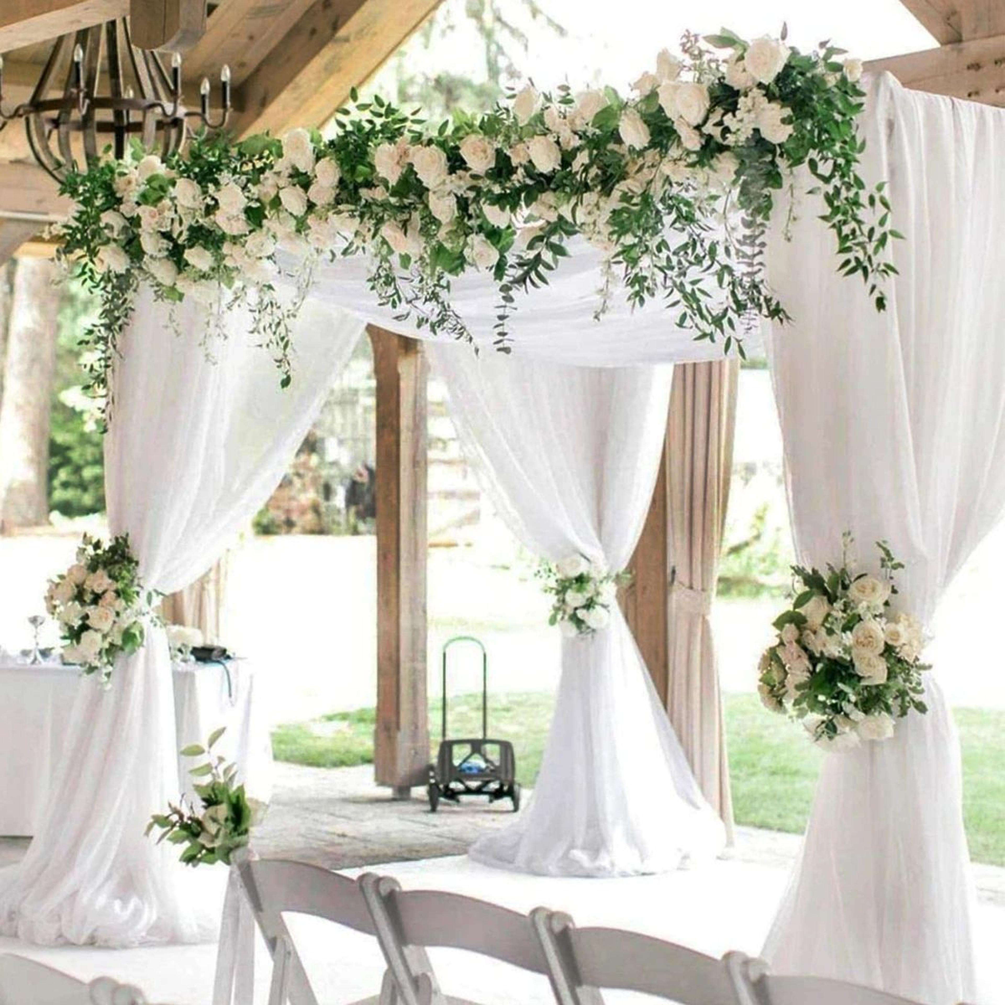 sheer crystal organza tulle fabric roll