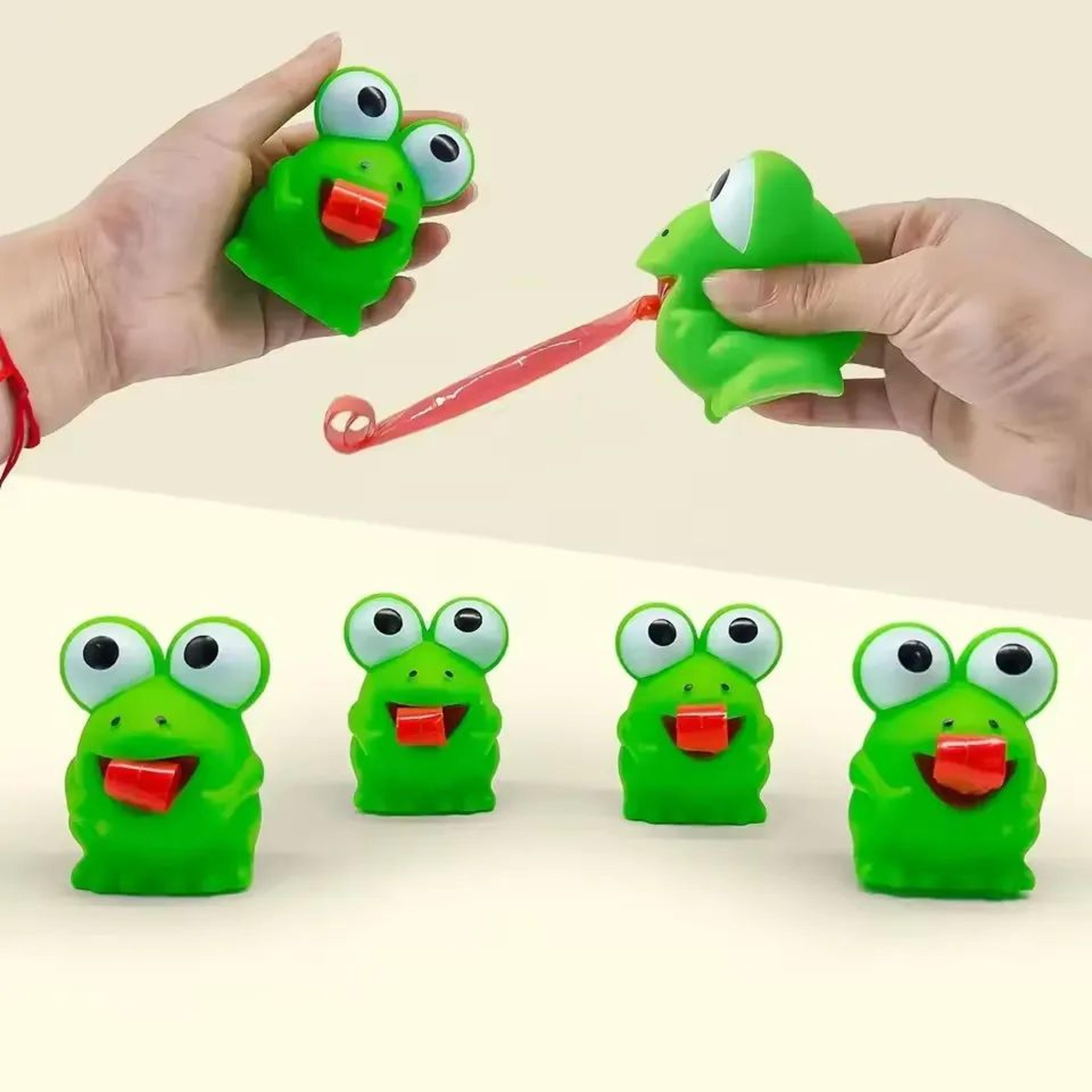 funny tongue popping squeeze fidget toy