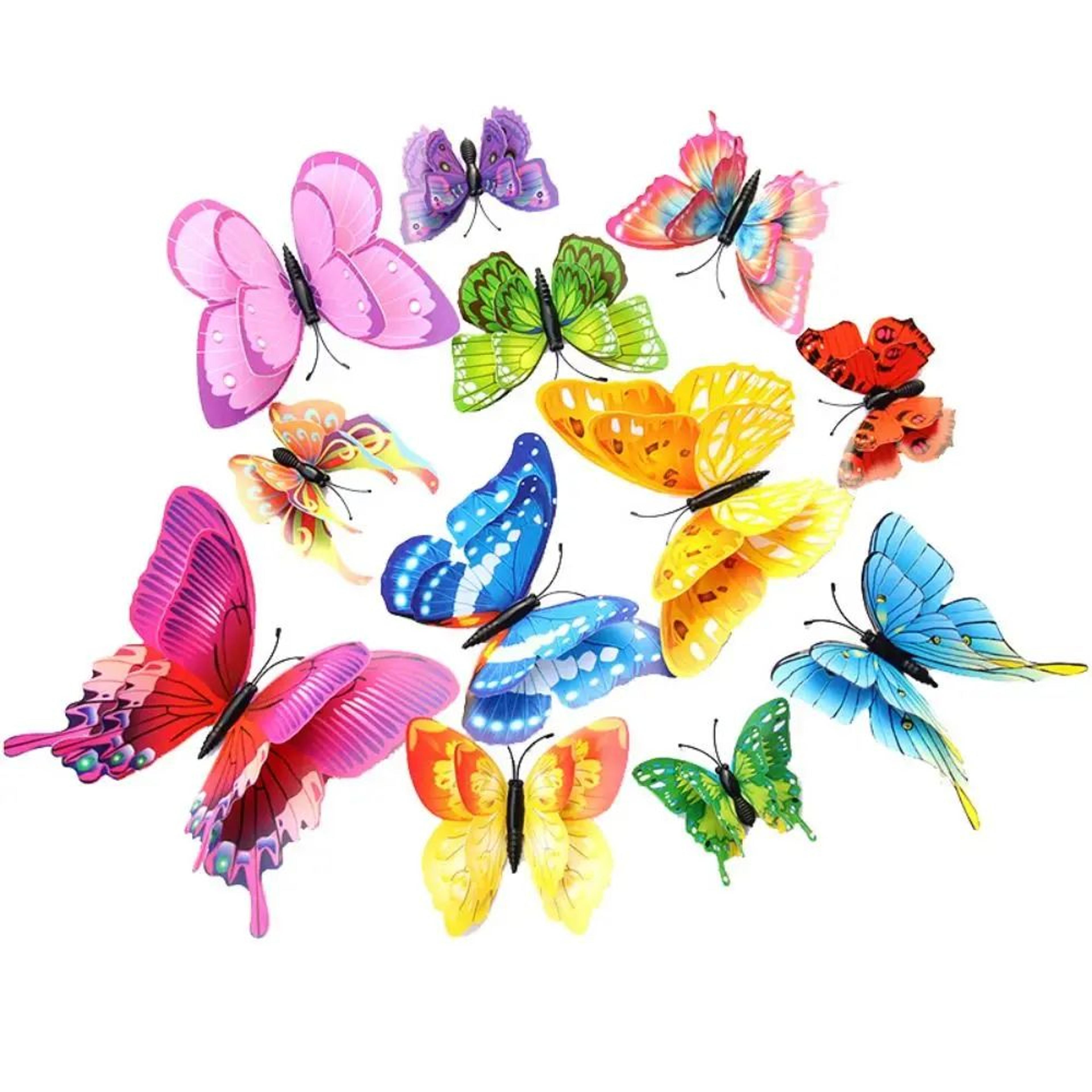 colorful 3d butterfly wall decorations