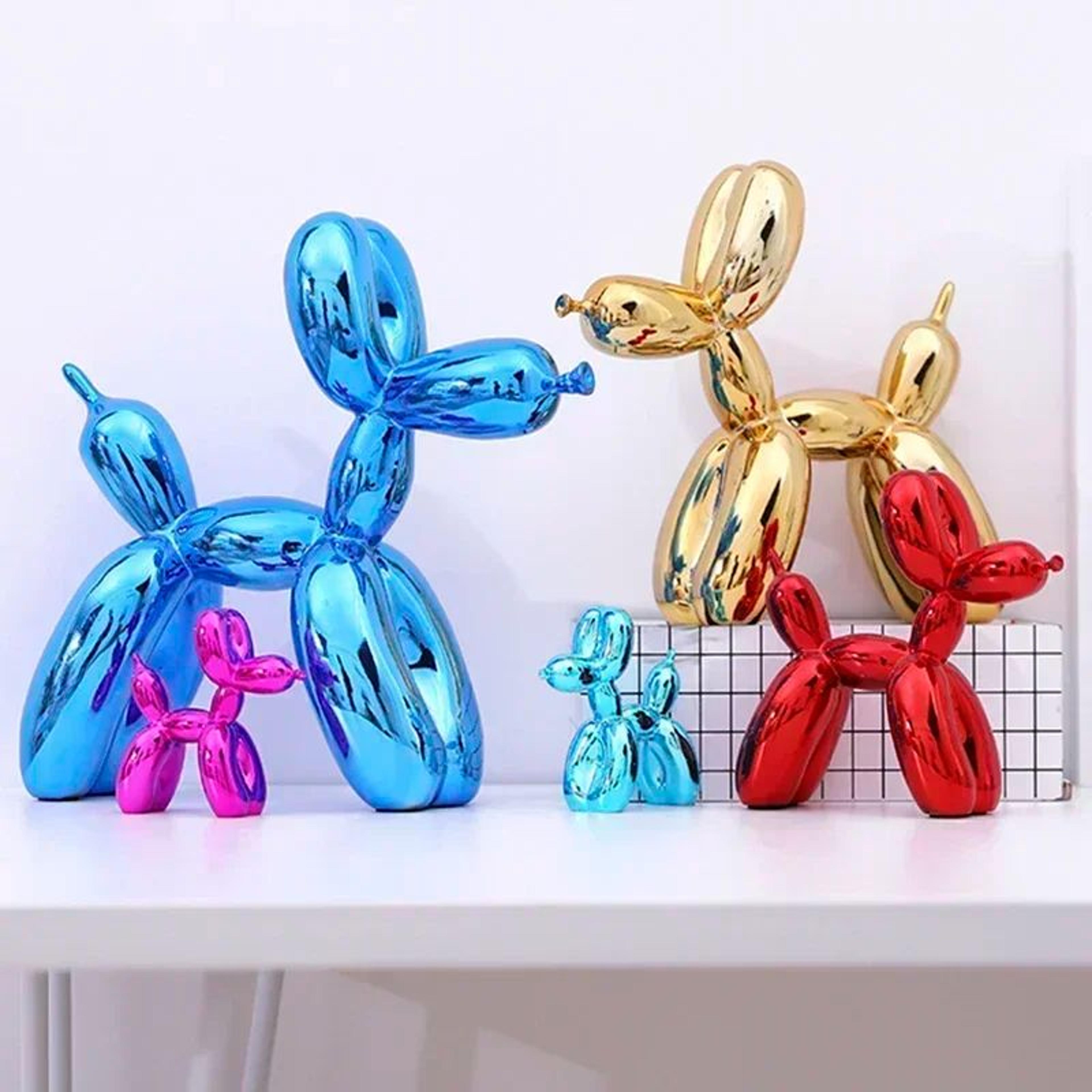 modern resin balloon dog sculpture