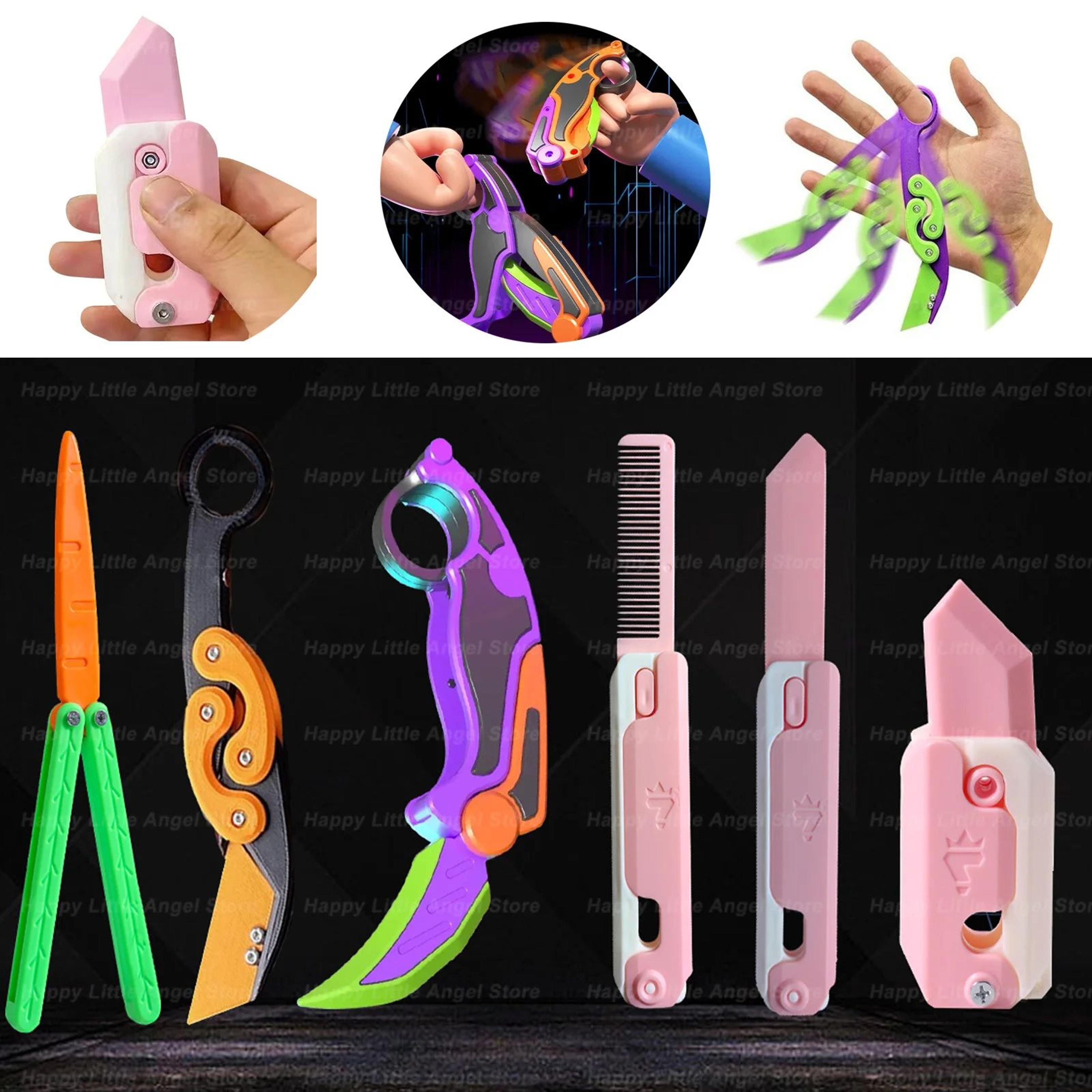 carrot flip fidget decompression toy