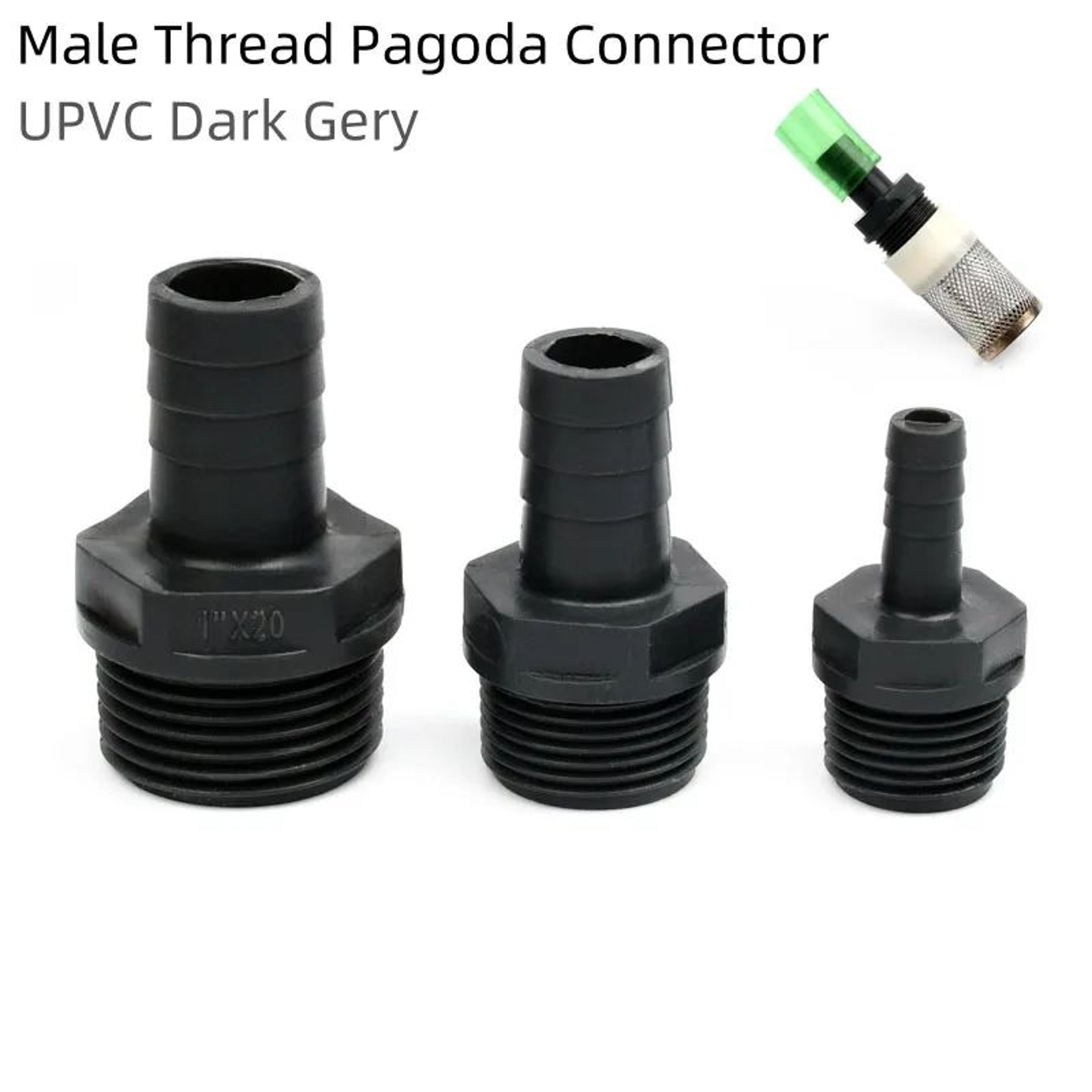 male thread hose barb connector